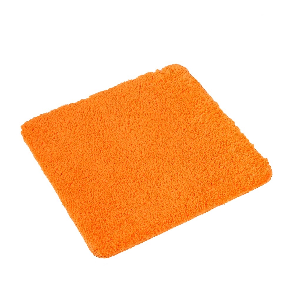 Flauschige Hochflor Badematte Orange Öko-Tex Standard 100