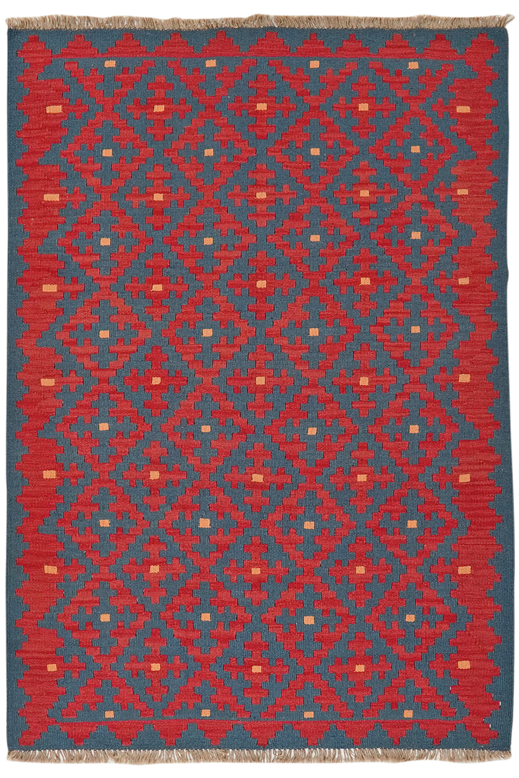 Kilim Gashgai Teppich Rot