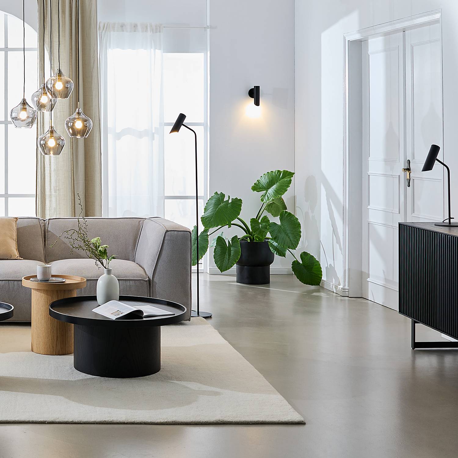 INSPYR Wall light 1-light Iron Black