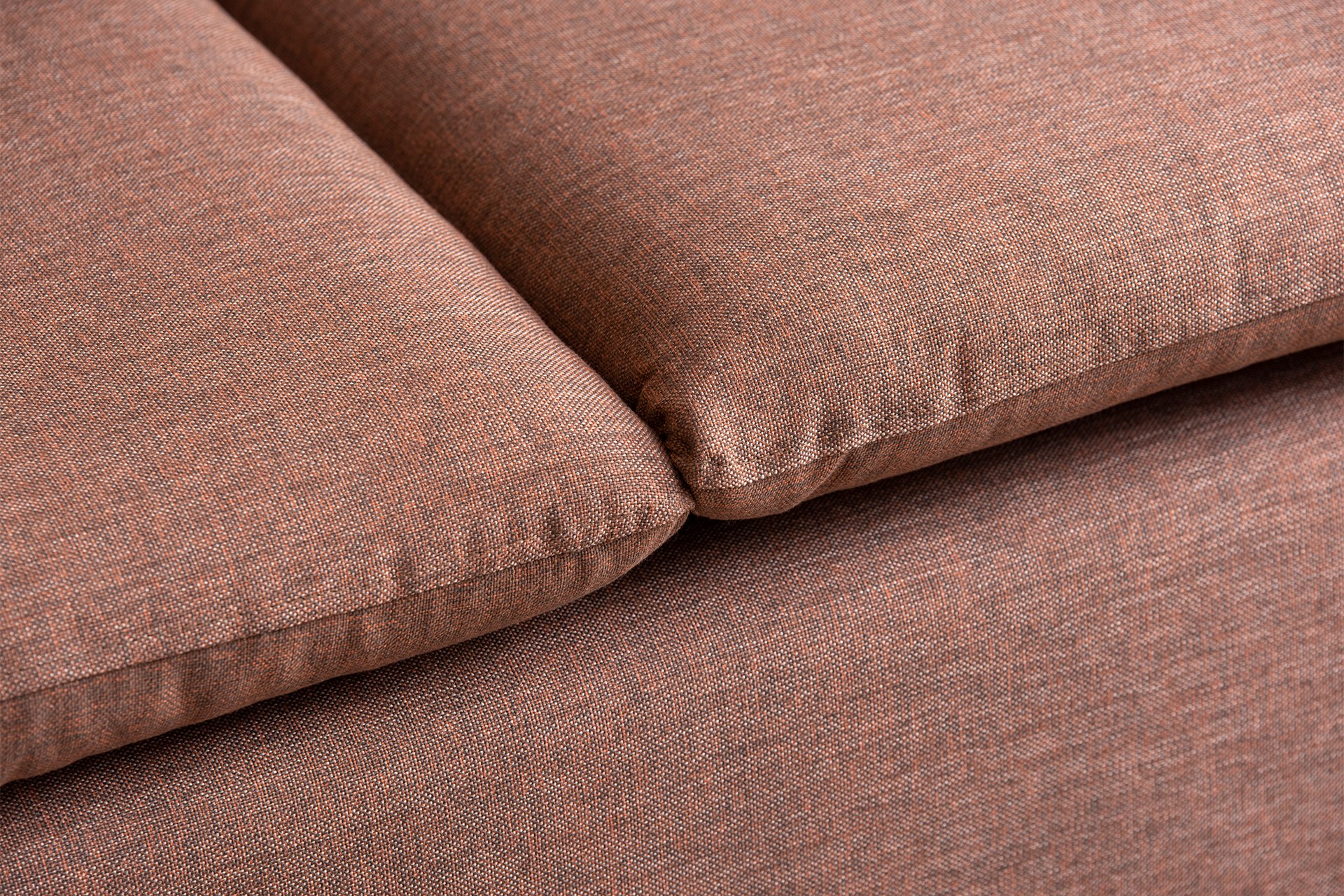 Long corner sofa, light brown