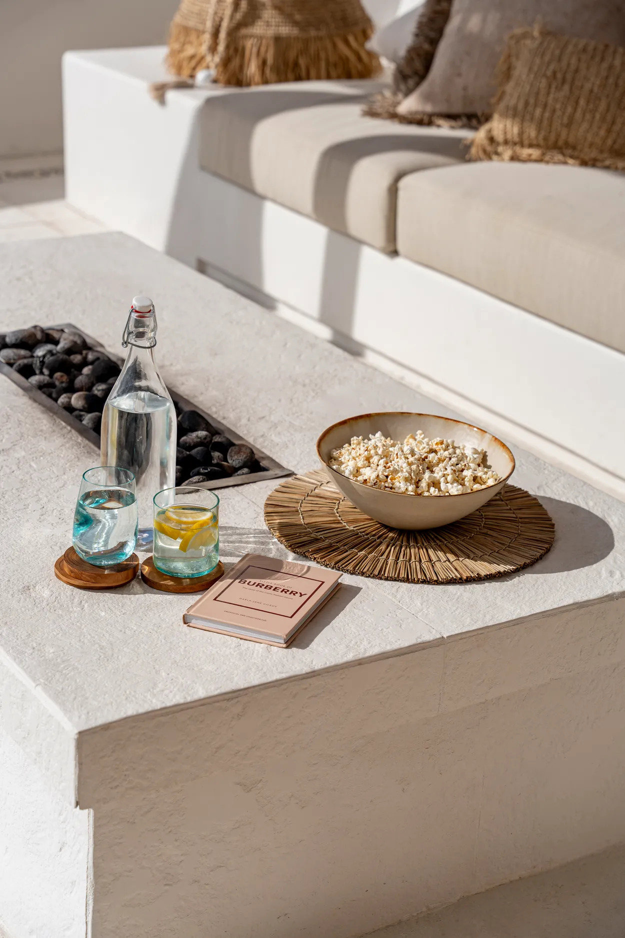 Boho Untersetzer Teakholz