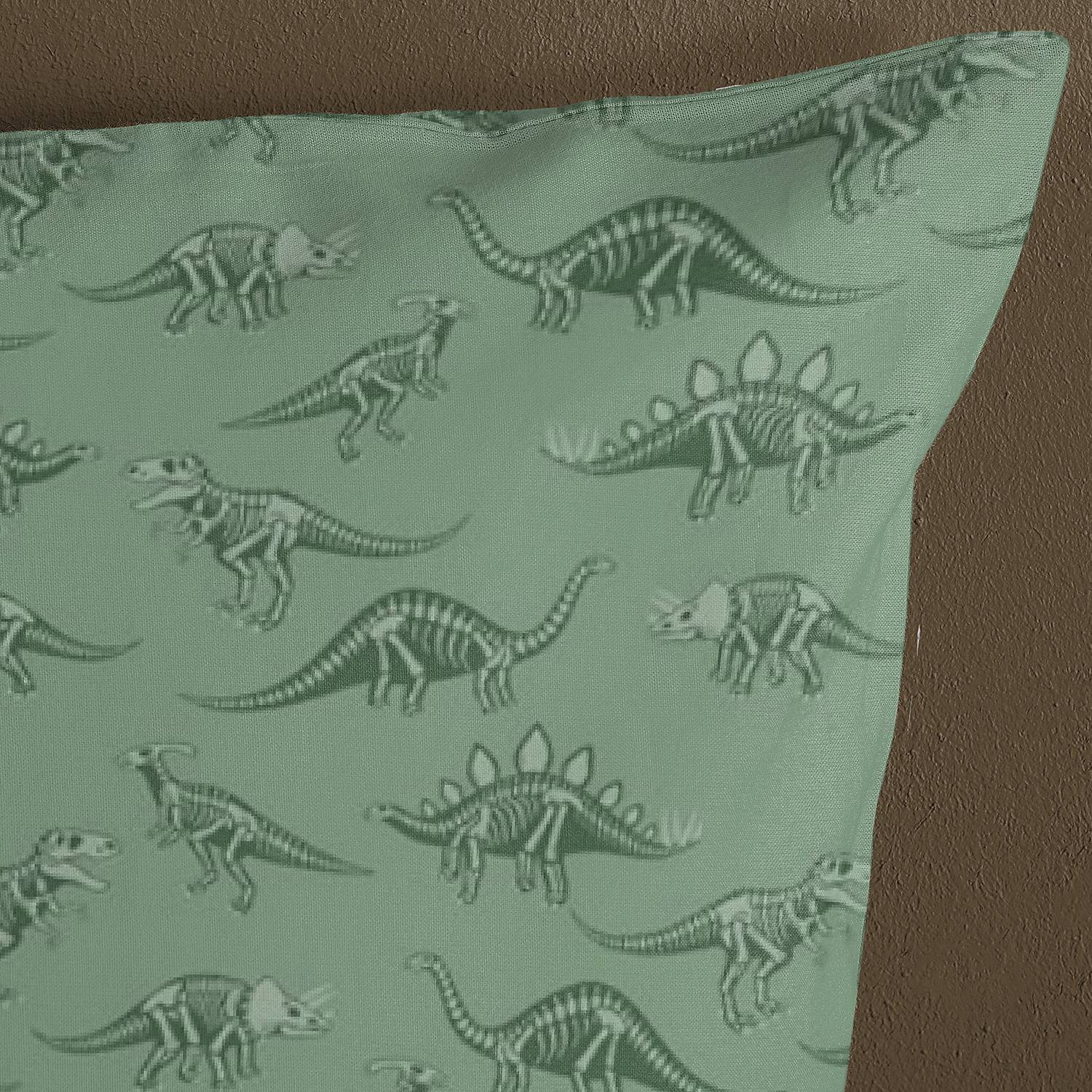 Gabi Bettwäsche Baumwolle Grün 100x135cm Kissen 40x60cm