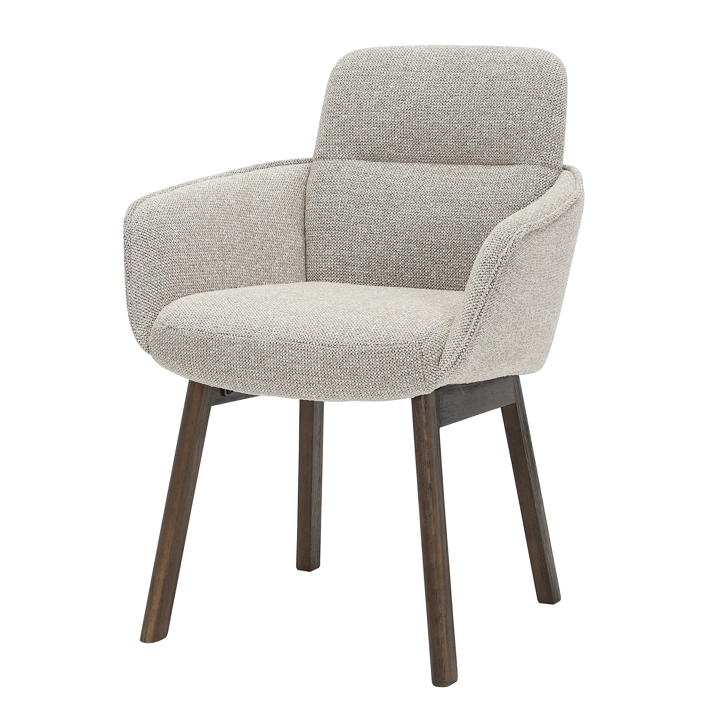 Chegas Armlehnenstuhl Lichtgrau