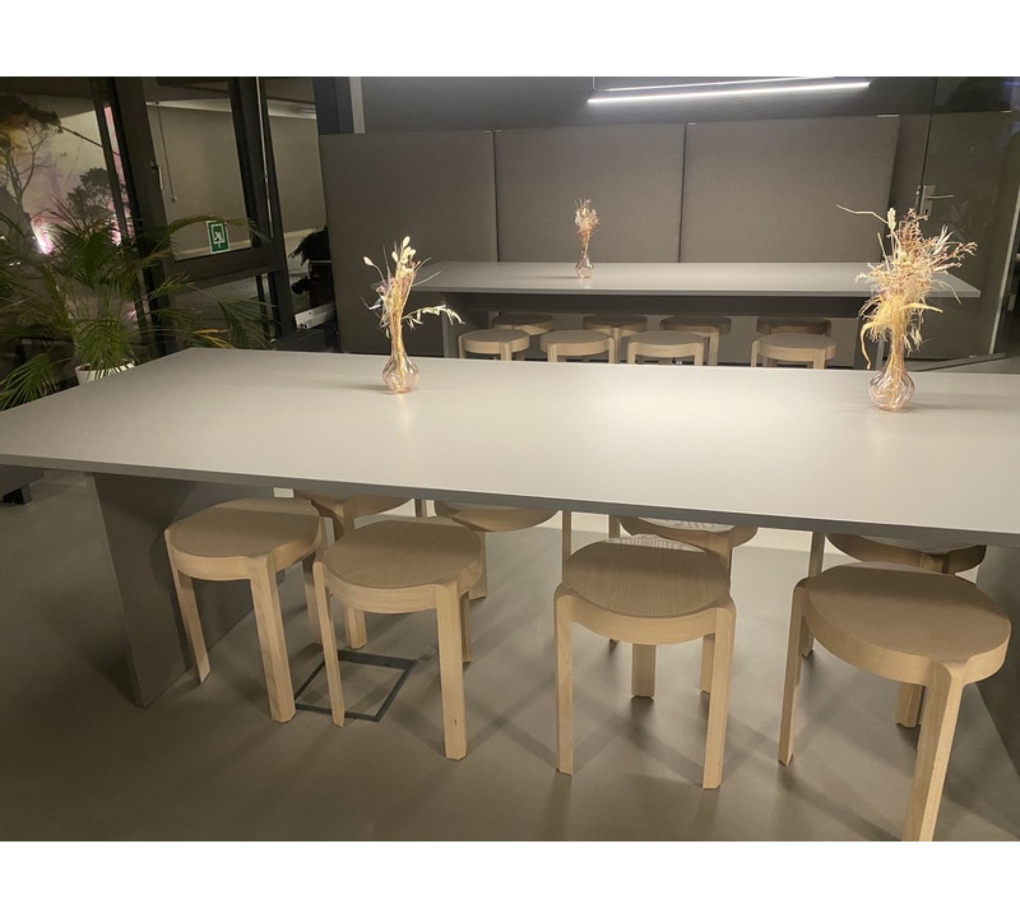 Dining table wood grey