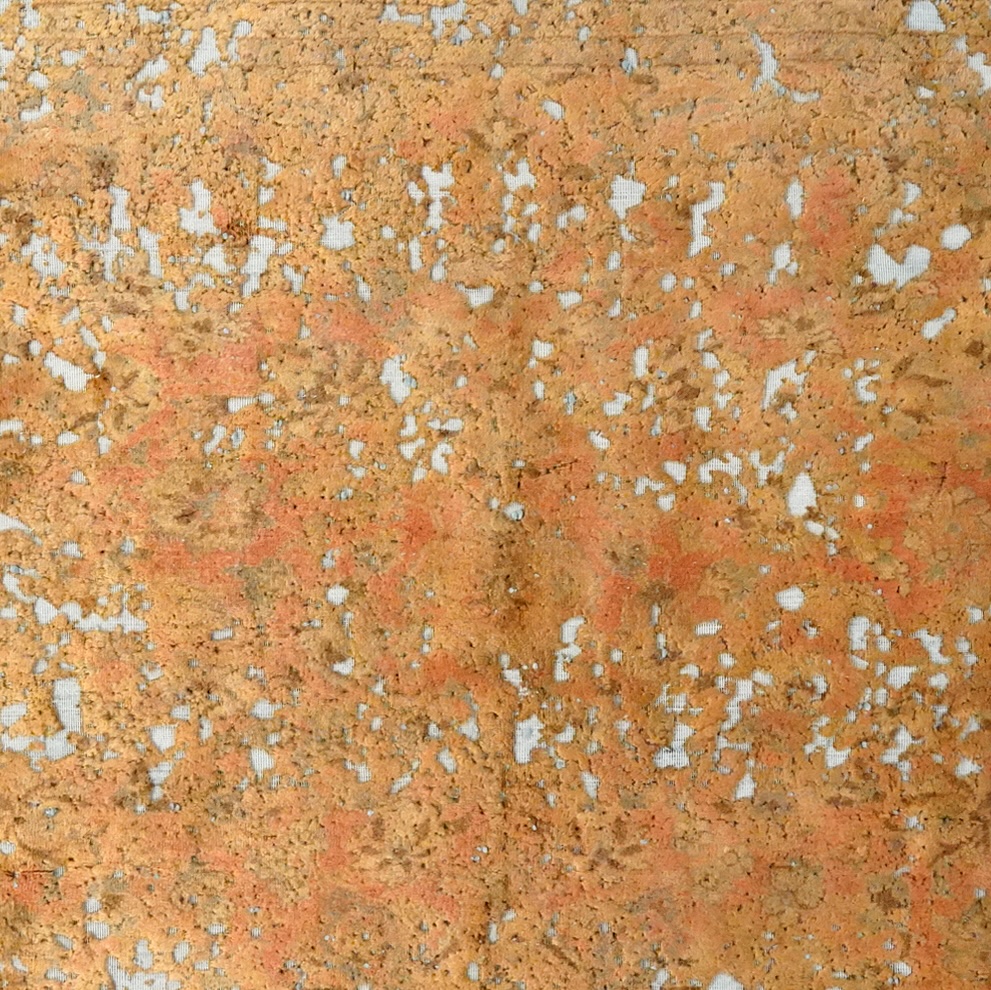 Vintage  Teppich Wolle Mehrfarbig