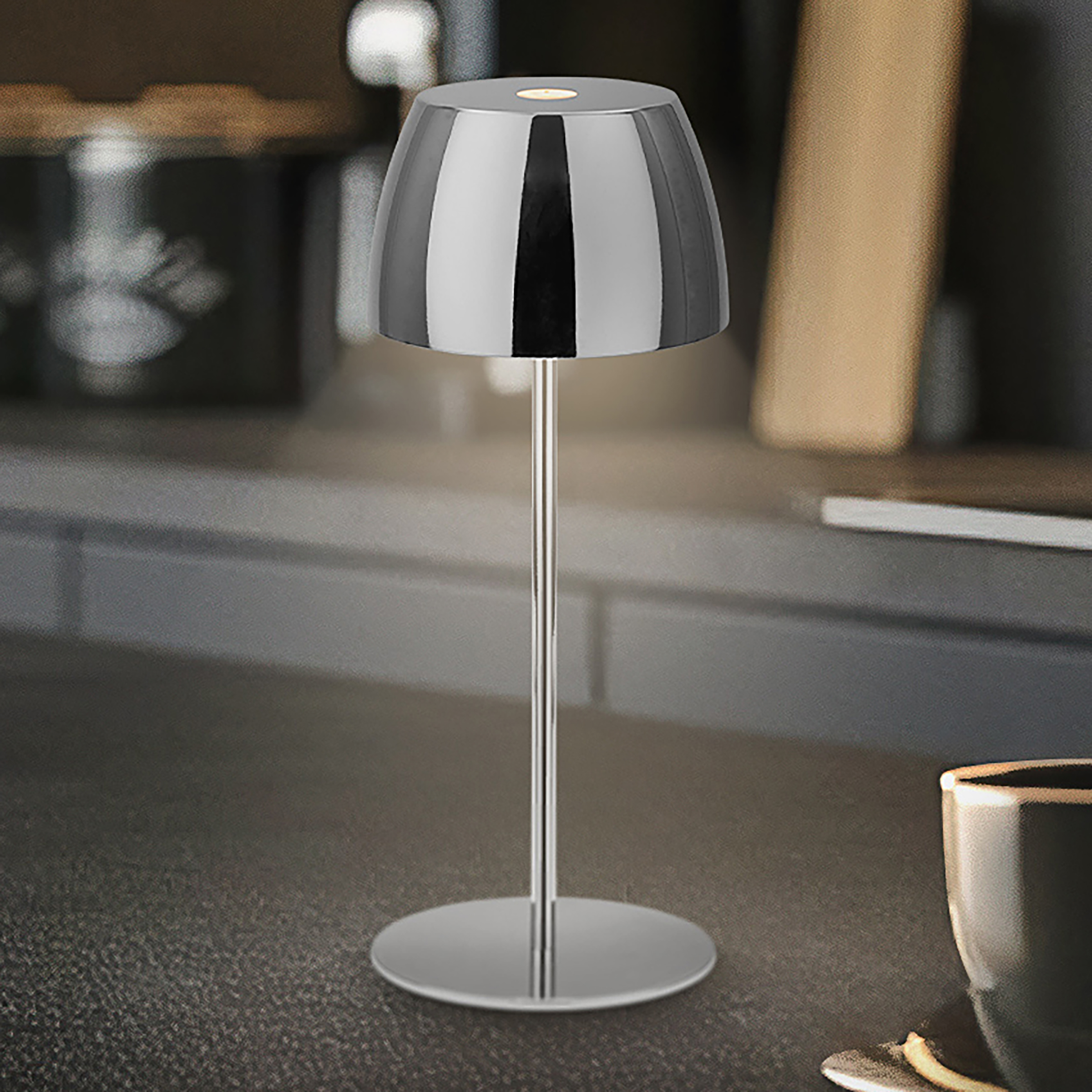 LED Akku Tischleuchte Serina Mini Typ A Schwarz