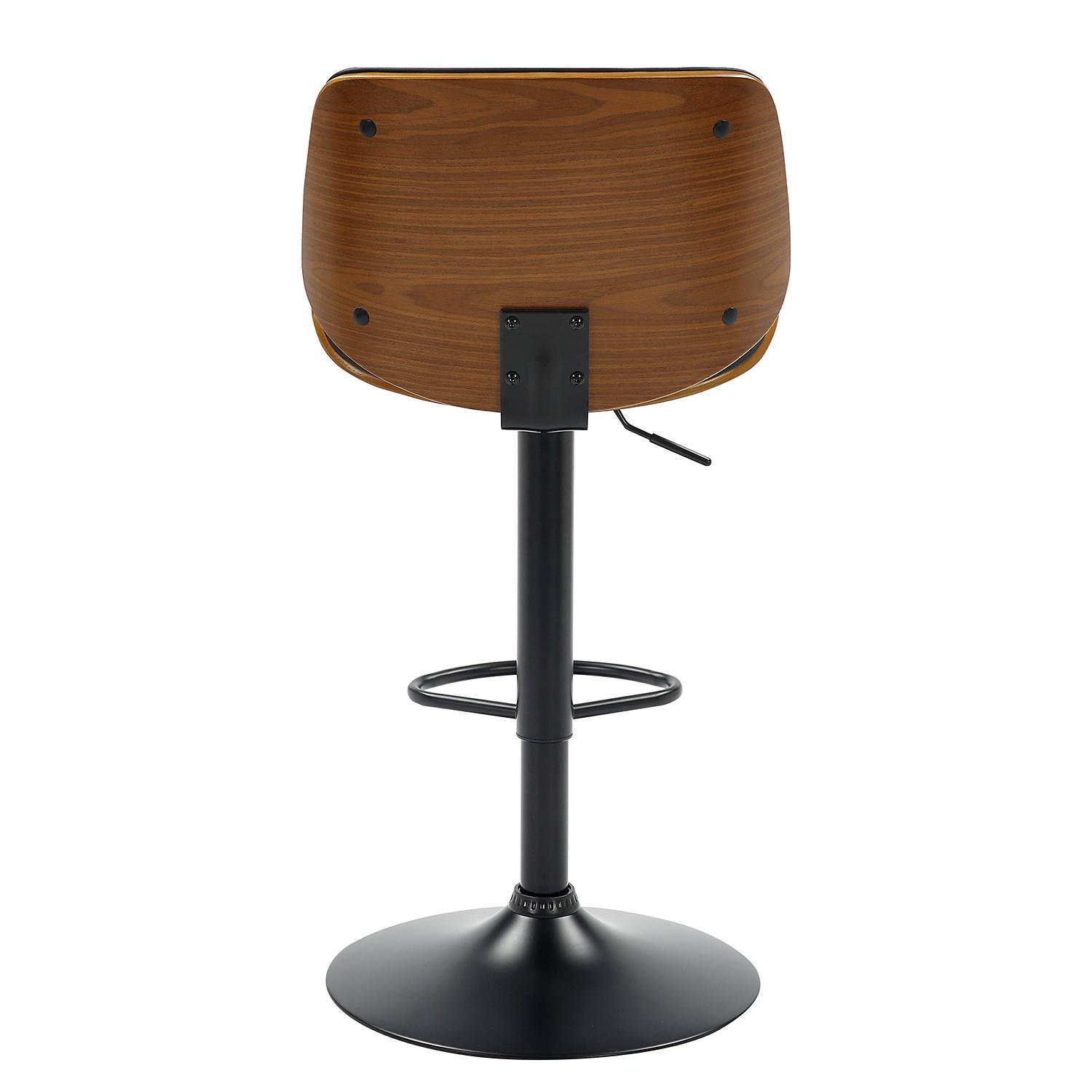Bar stool Bercoli faux leather black