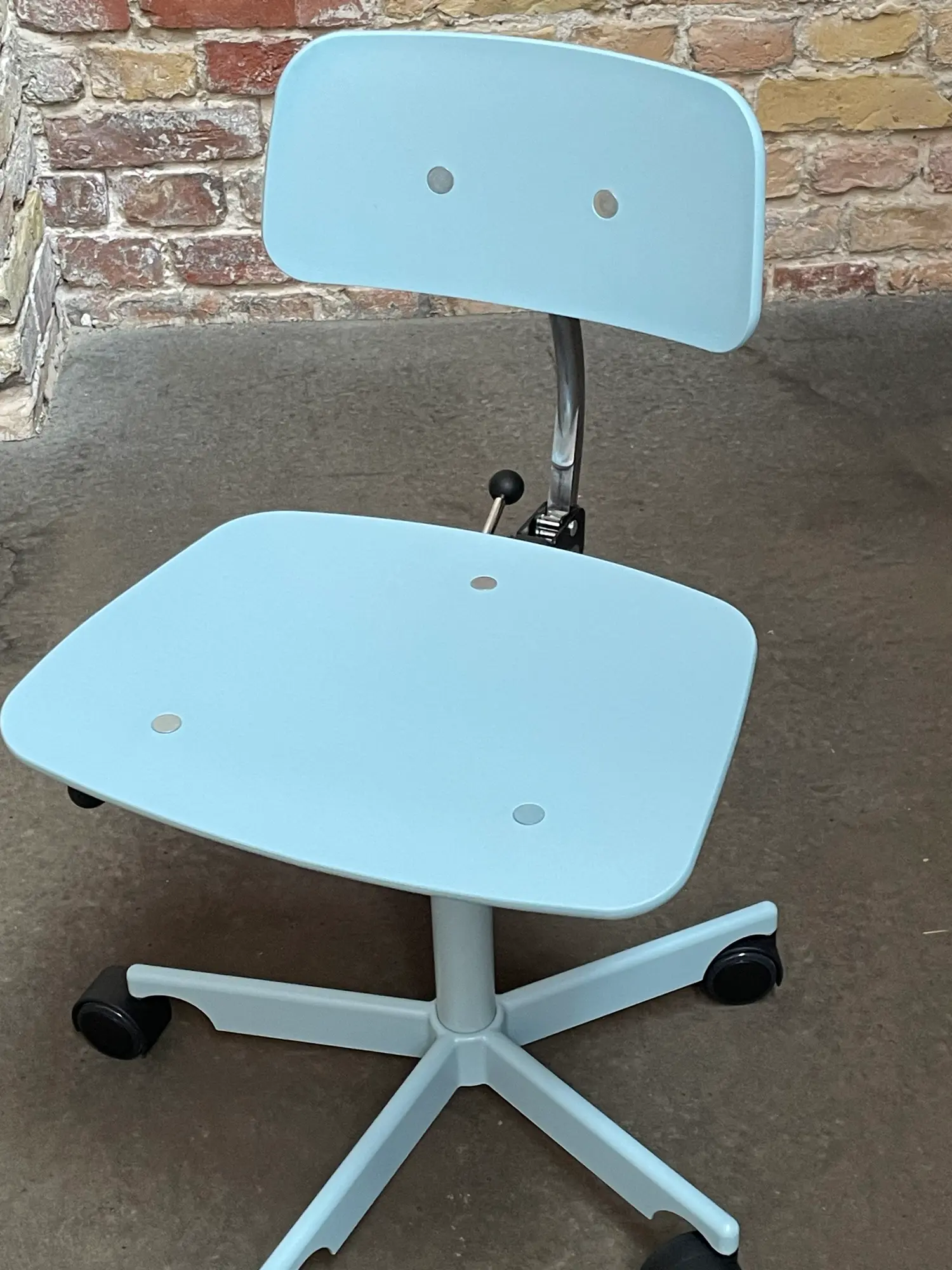Kevi Kids Kinderstuhl Kunststoff Aluminium Blau