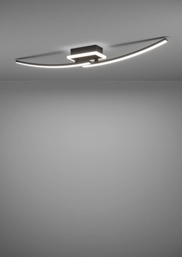 1-light Lungolago Type A LED ceiling light steel 