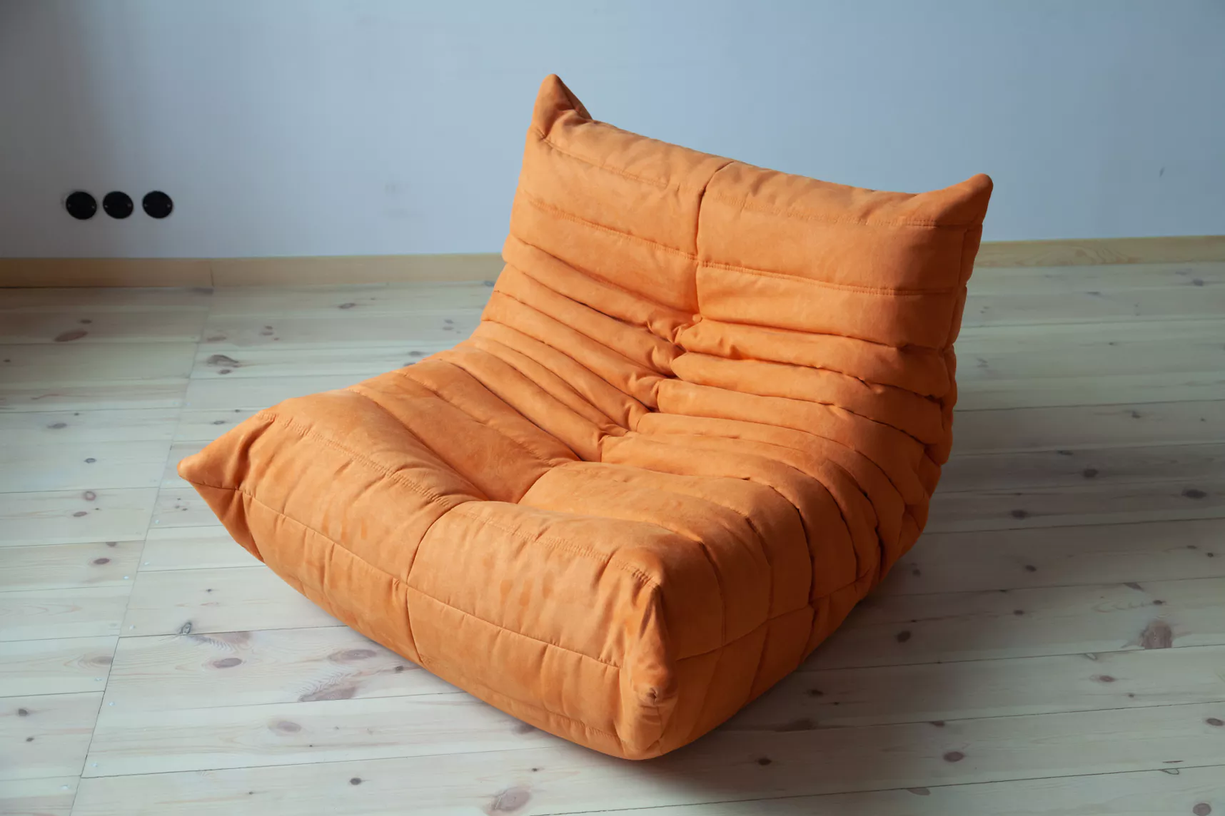 Togo Lounge Set 3-tlg. Textil Orange