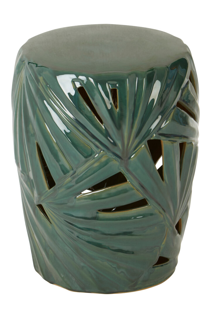 Sorrell Round Side Table Ceramic Green