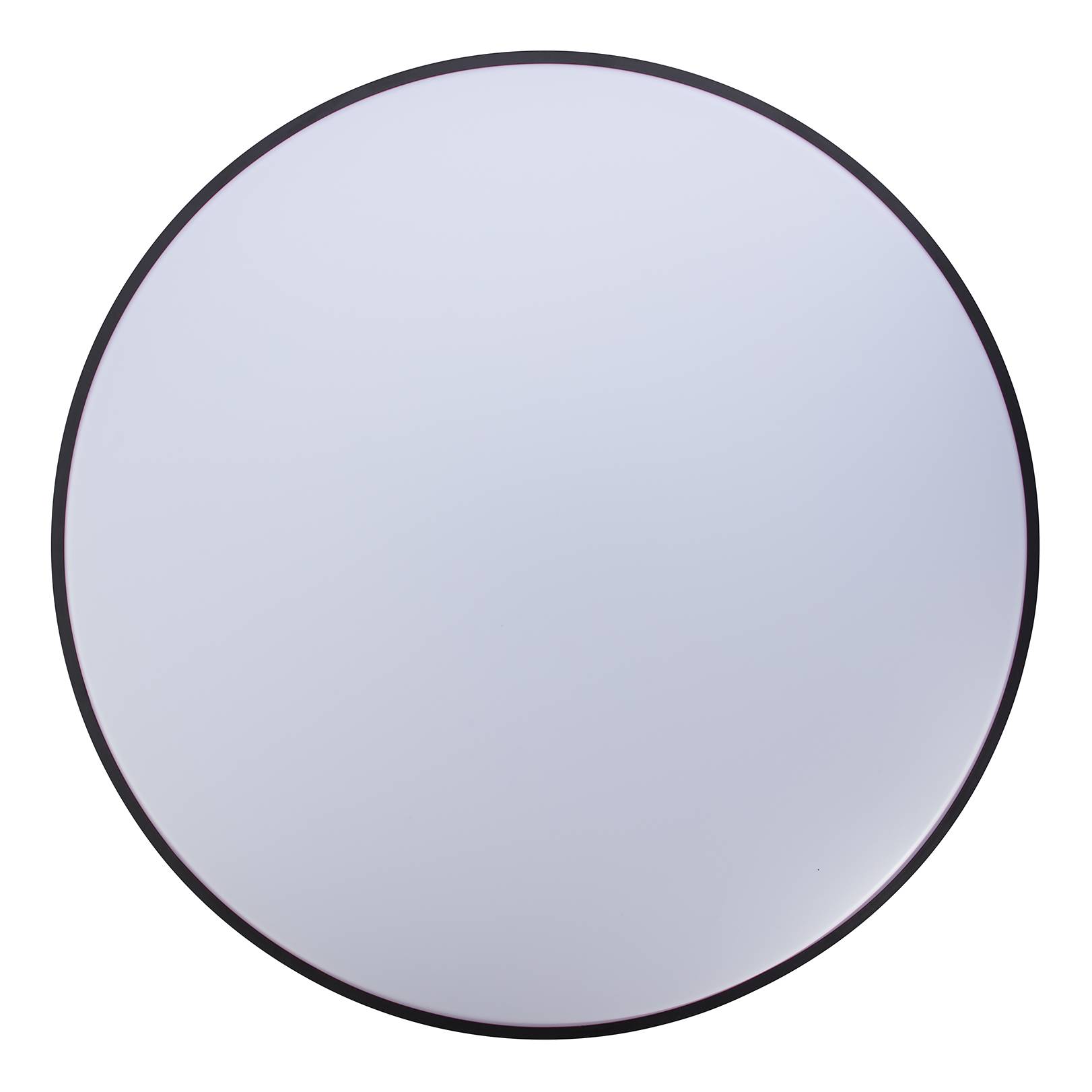 Slimline LED-Deckenleuchte Eisen Kunststoff Schwarz