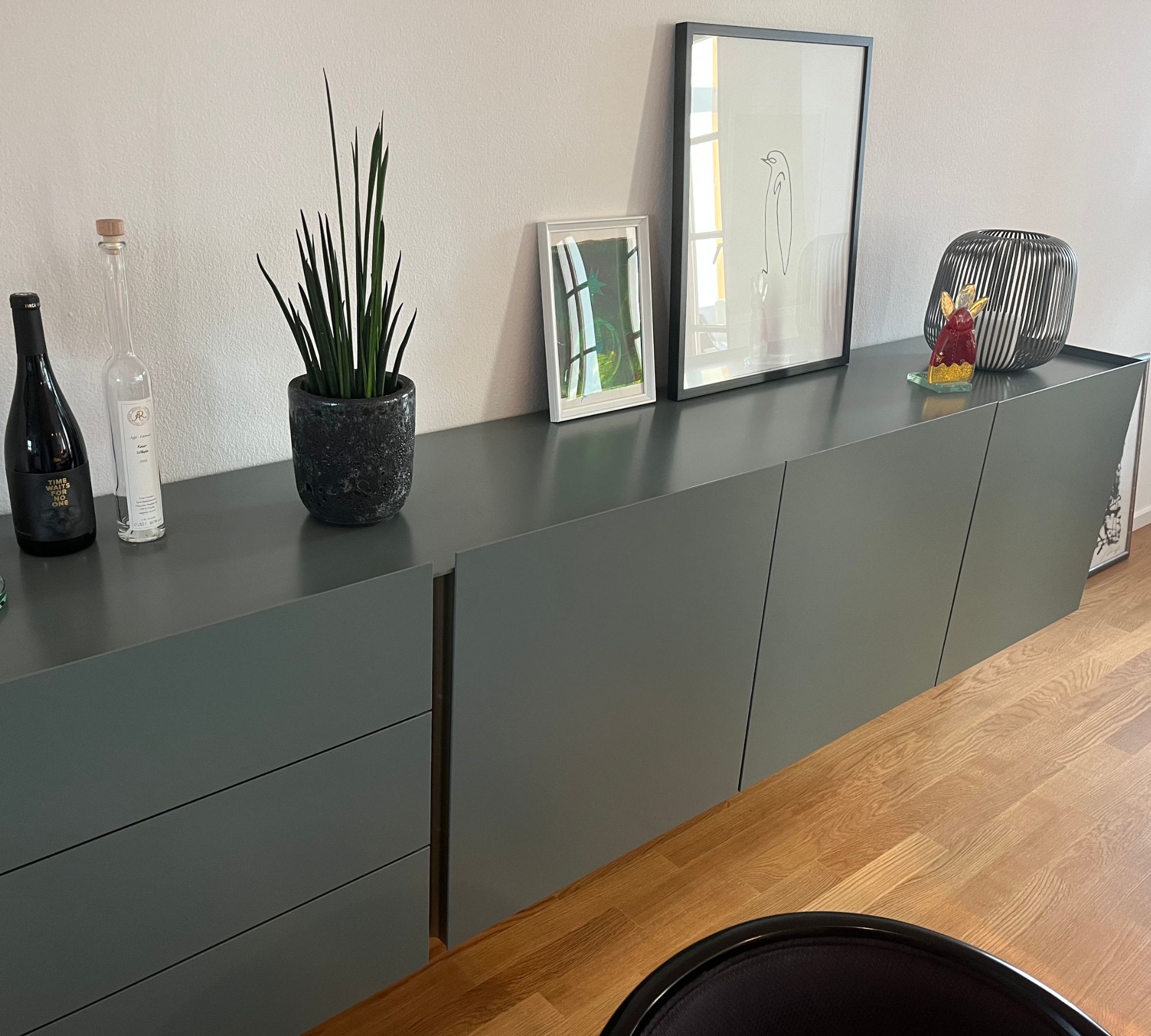 Jorel Sideboard Holz Grau