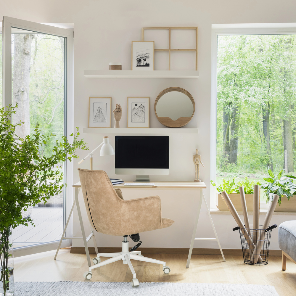 SOLAO LIFE W Bürostuhl Drehbar Stoff Beige