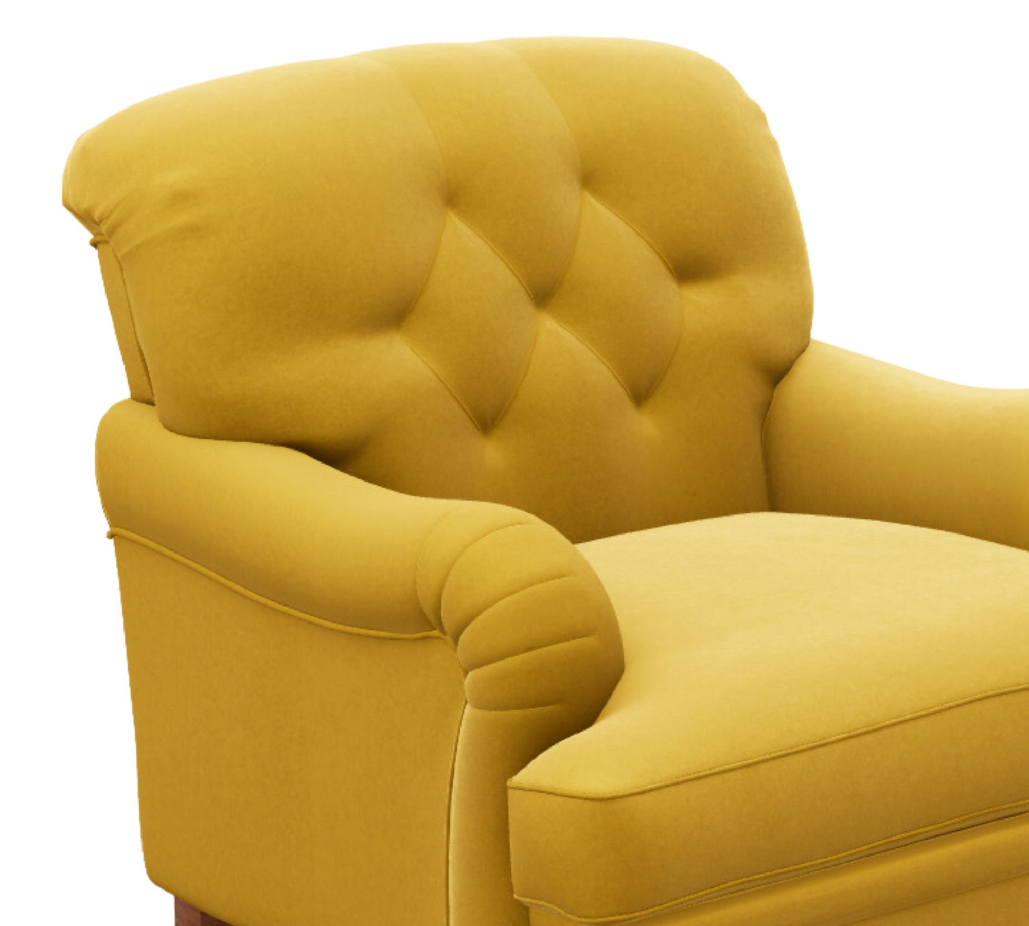 Tigern Sessel Baumwolle Fiocco Senf