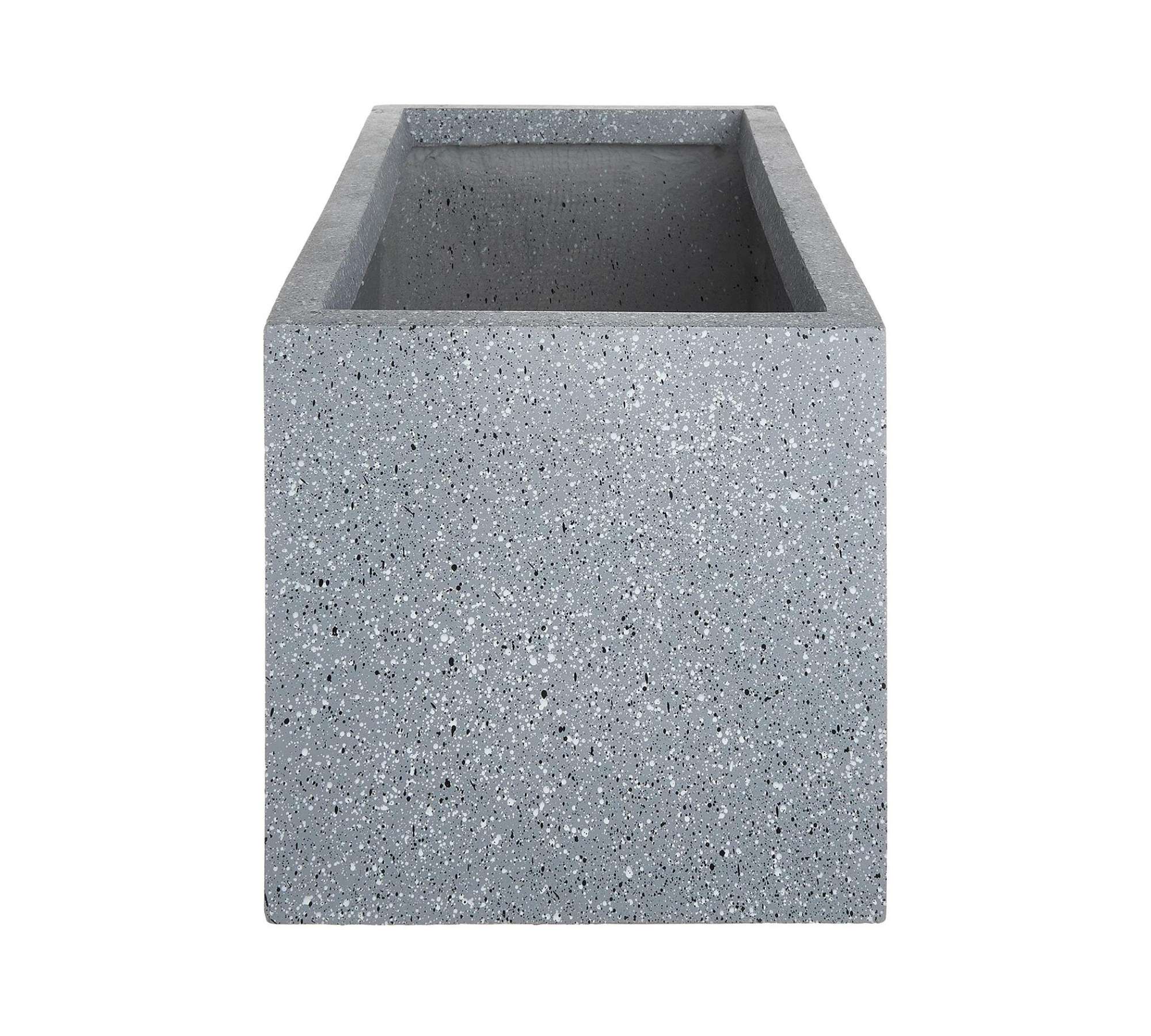 Pflanzkasten Kunststoff Grau