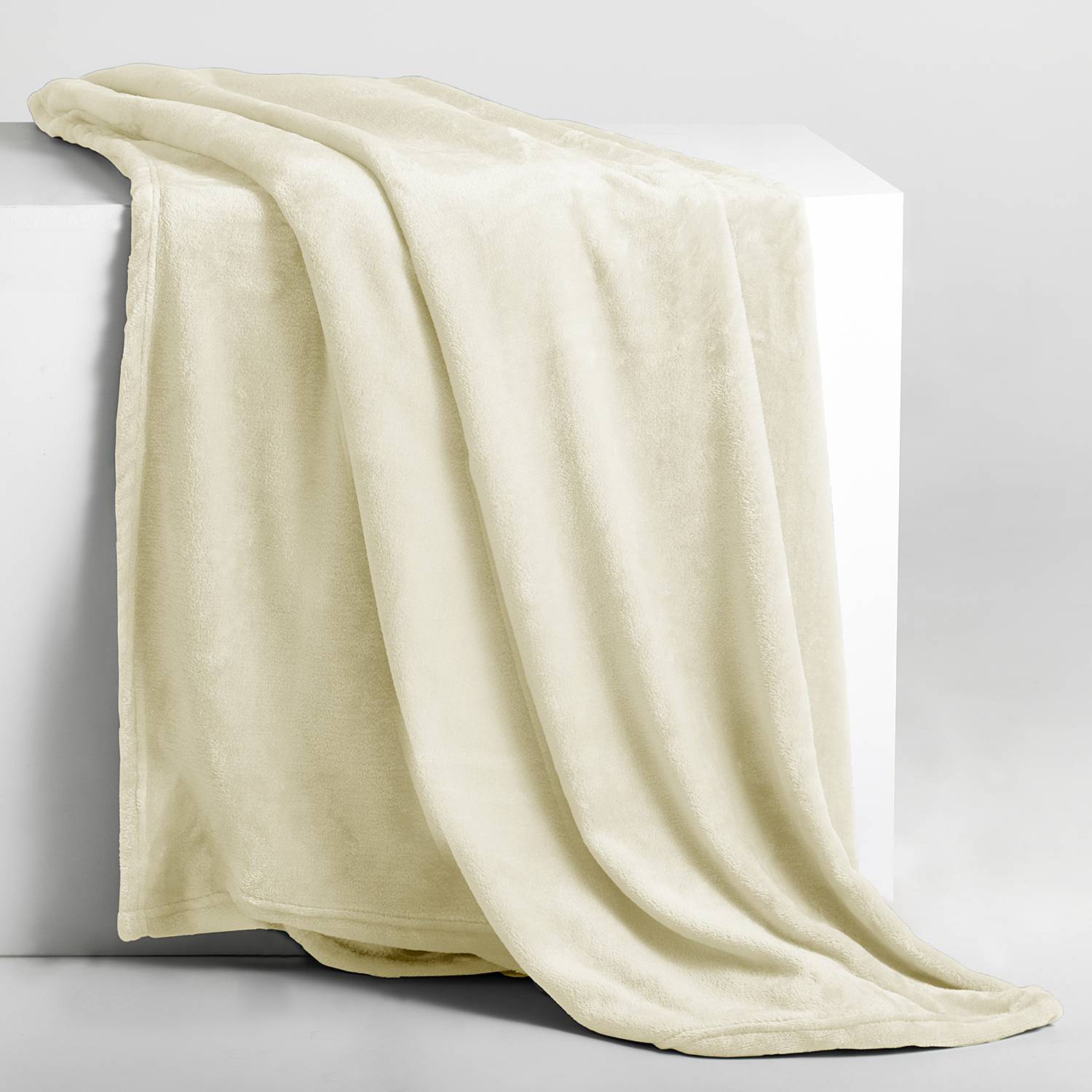 Nic Kuscheldecke Polyester Creme 70 x 150 cm