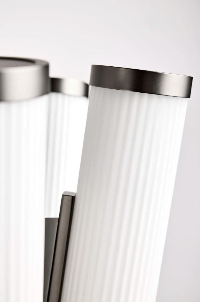 Deco Pendelleuchte Opalglas Eisen Ø40 cm