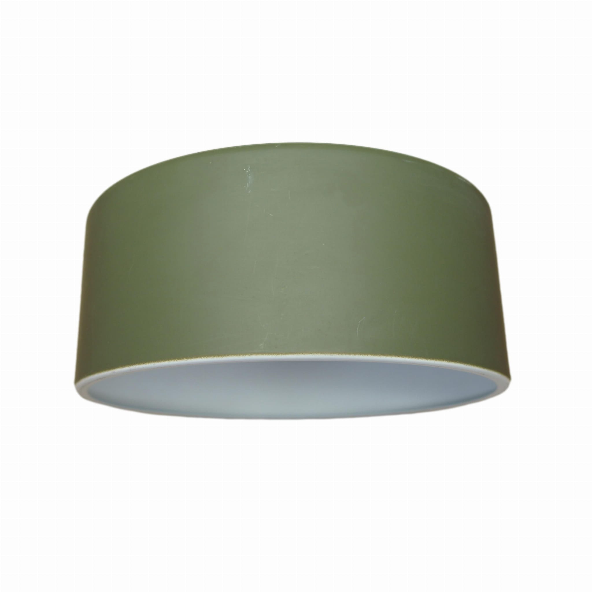 Lampada a sospensione vintage in metallo verde anni '90
