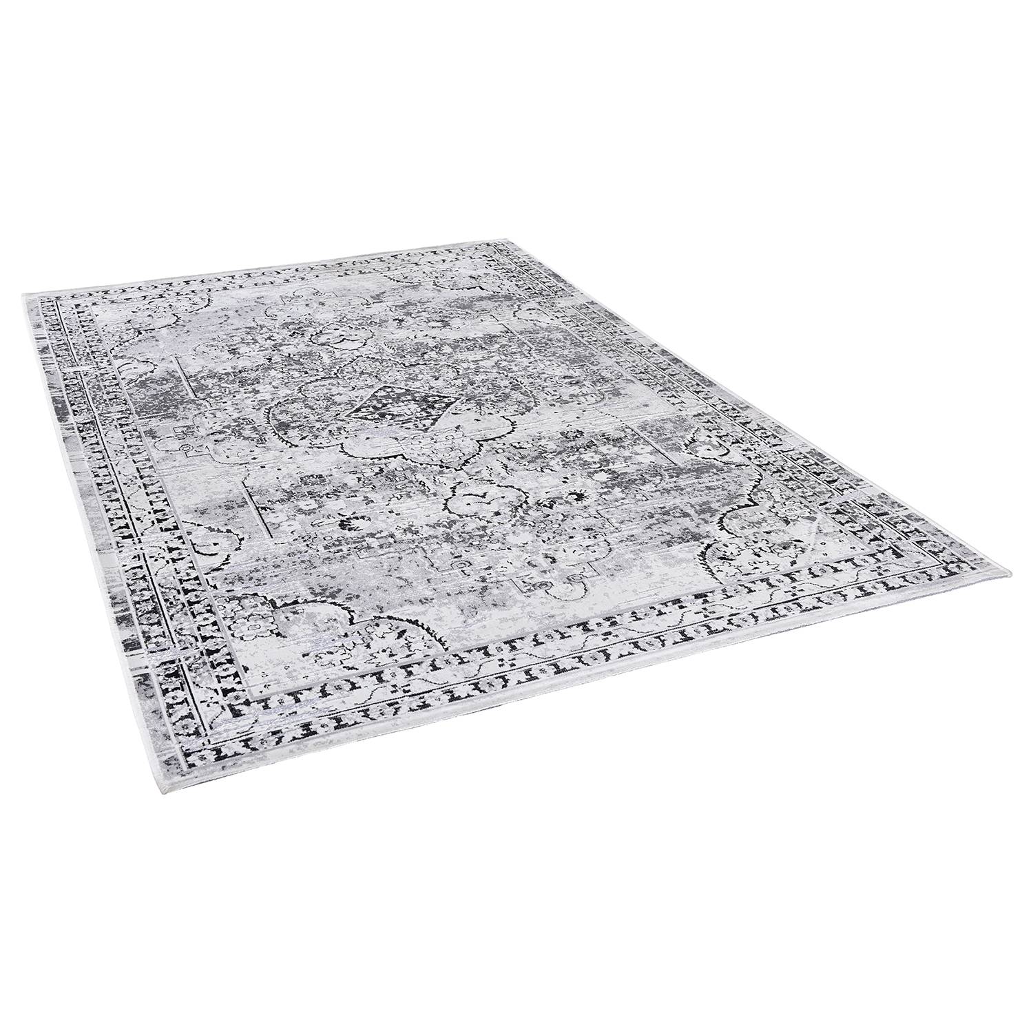 Kurzflorteppich Orelia 105 Silber 75 x 150 cm
