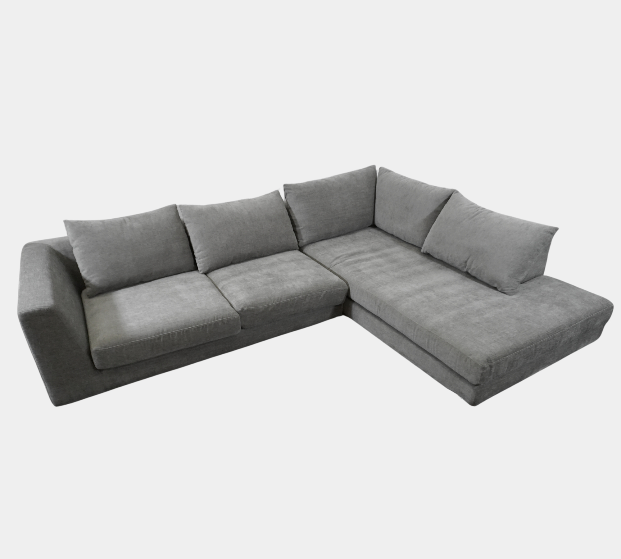 Noa Sofa Récamiere Rechts Planet Grey Green