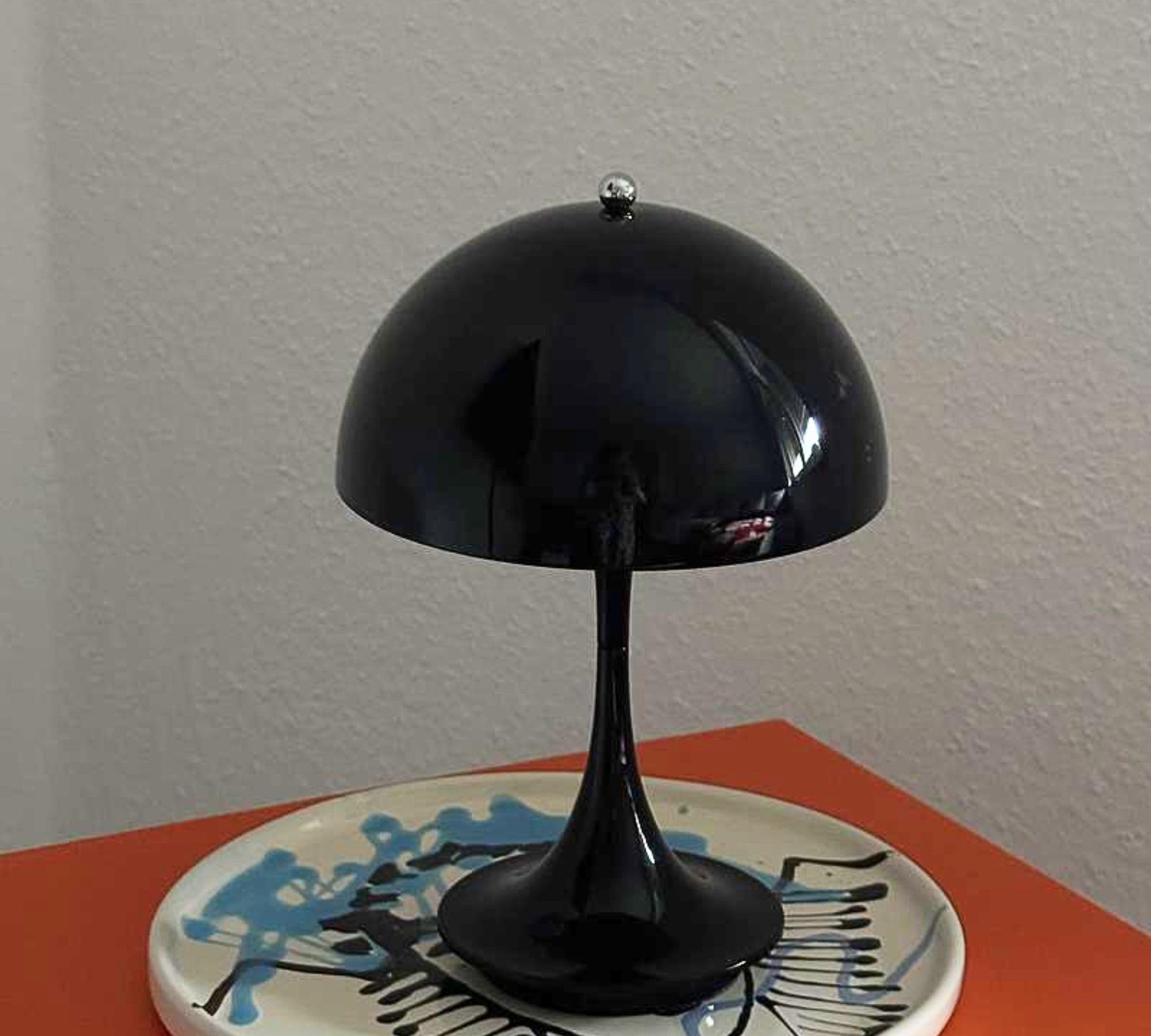 Tischleuchte Stahl Aluminium Schwarz