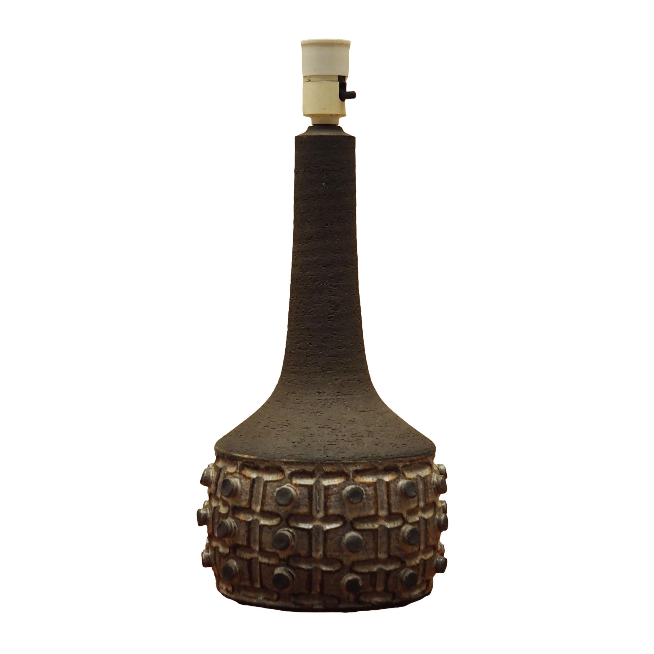 Tischlampe Keramik 1970er Jahre