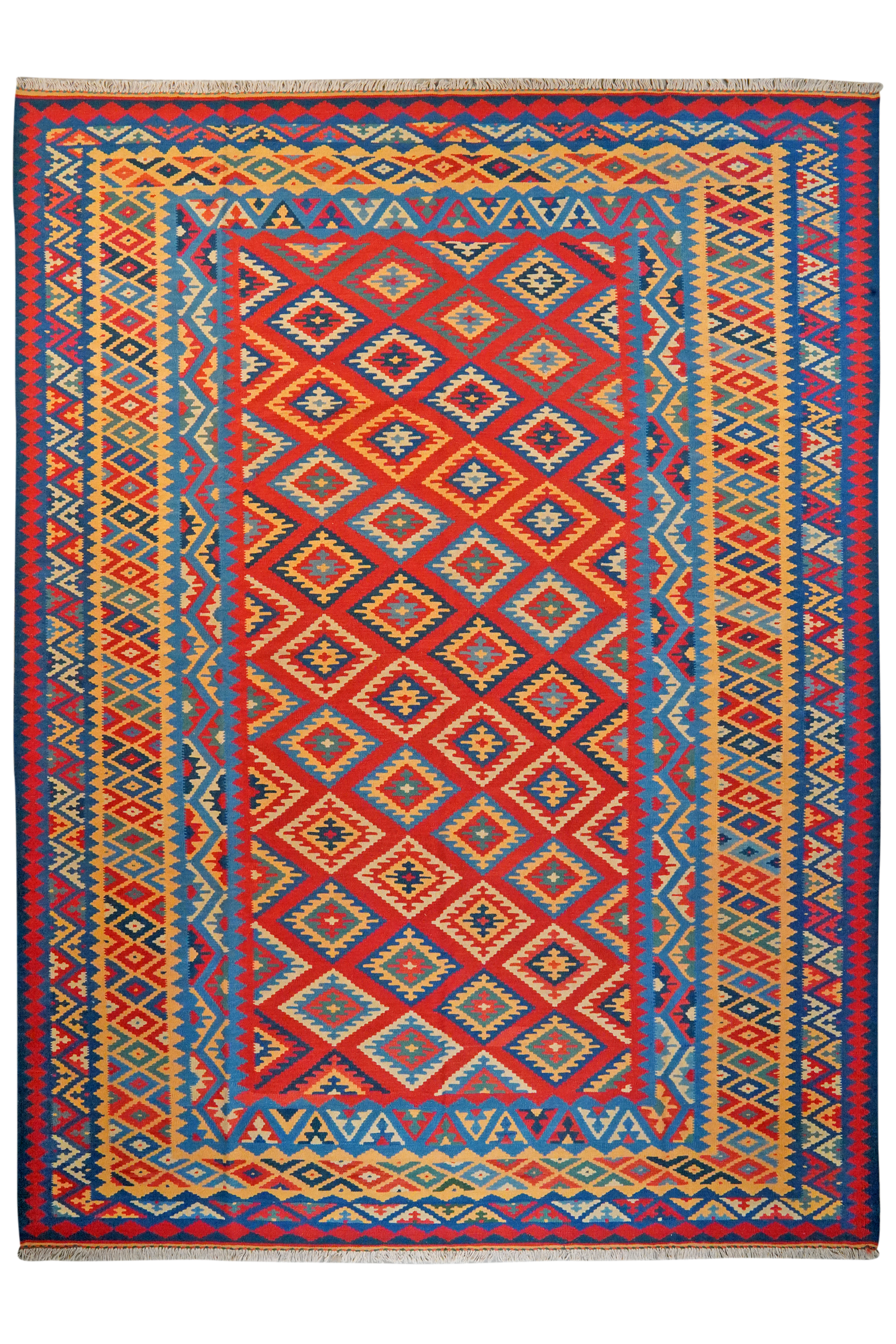 Kilim Gashgai Teppich Mehrfarbig