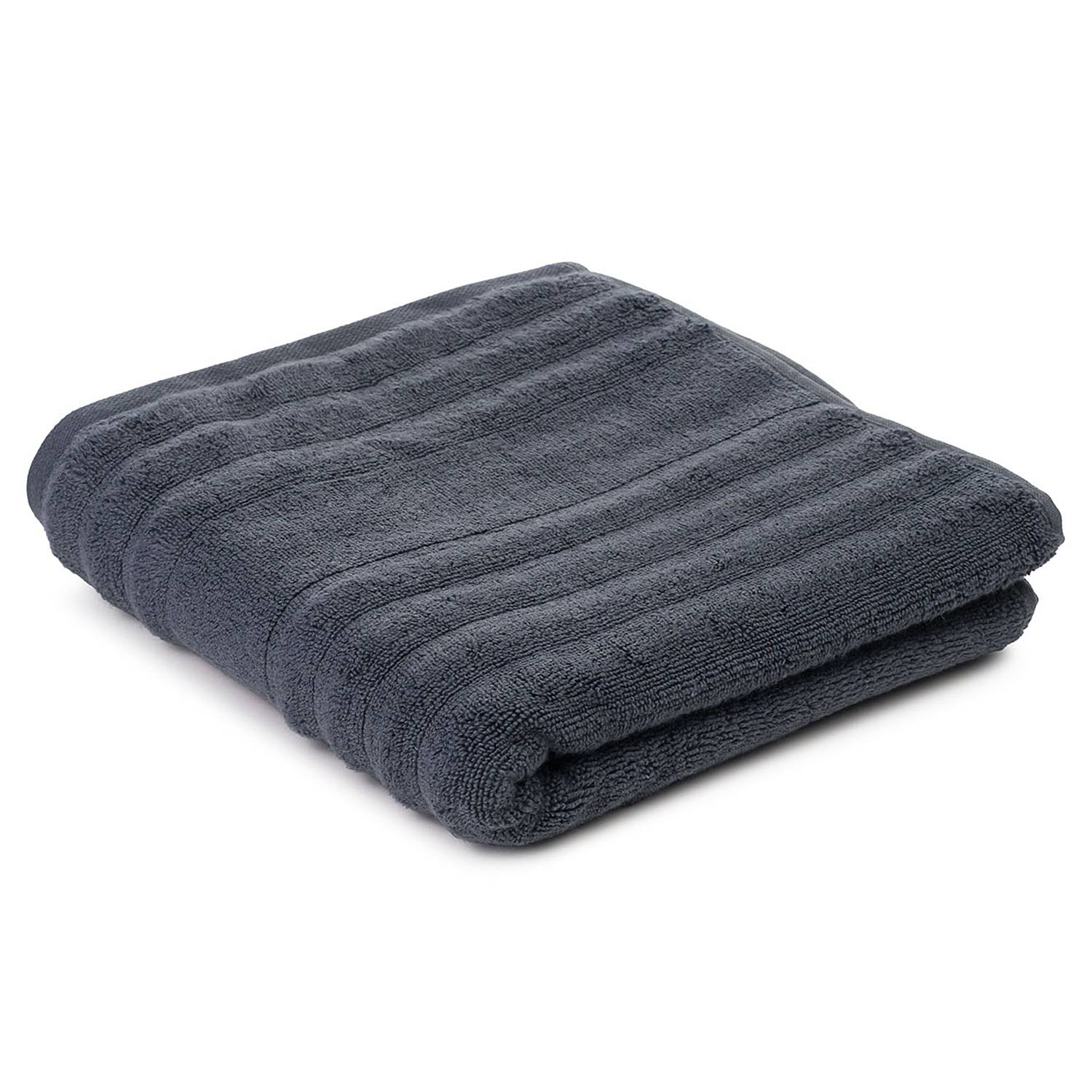 Milan Towel Bamboo Cotton Viscose Charcoal 50x100cm
