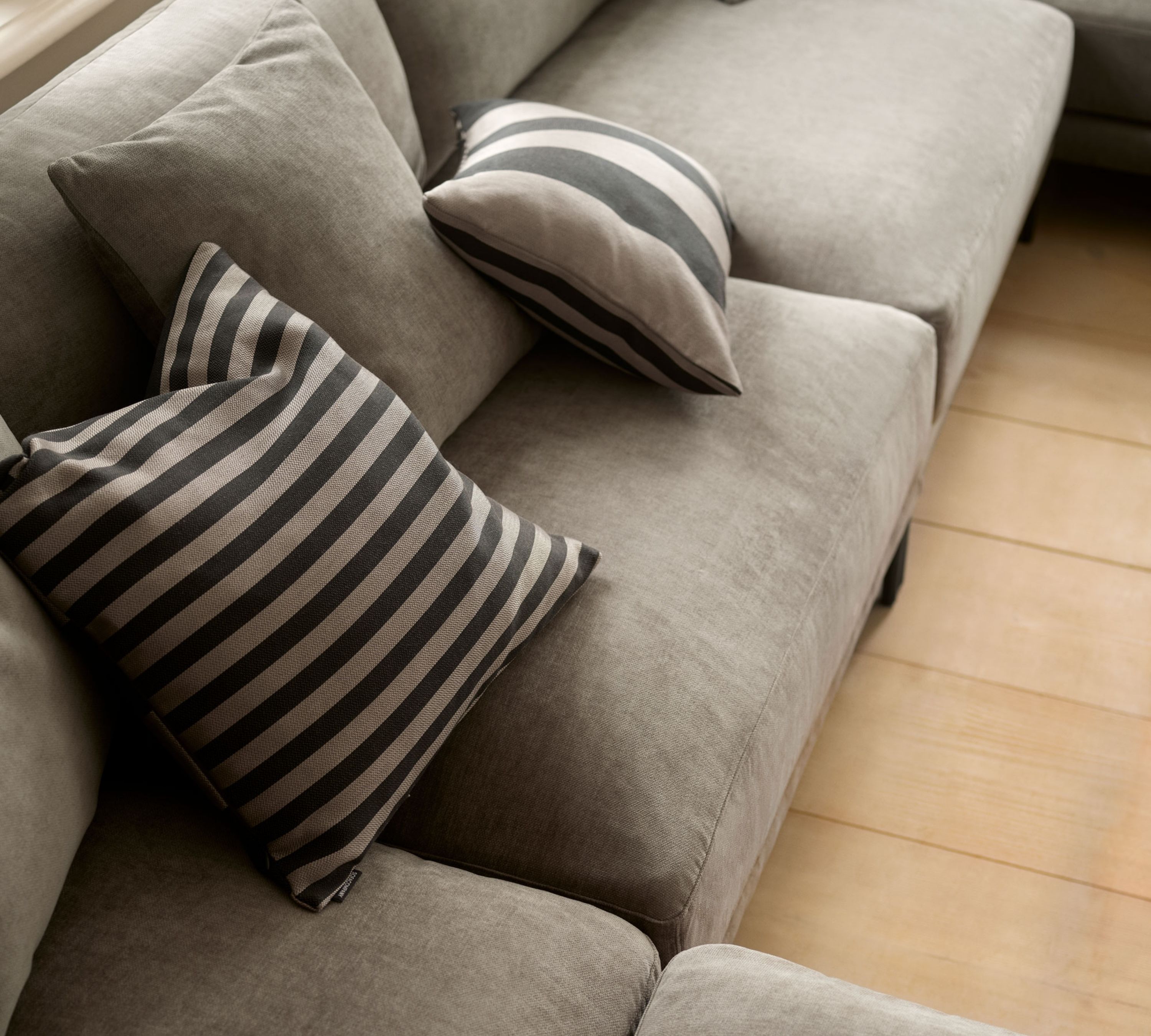 Vincent 1-seater reclining sofa Left Planet Grey Green