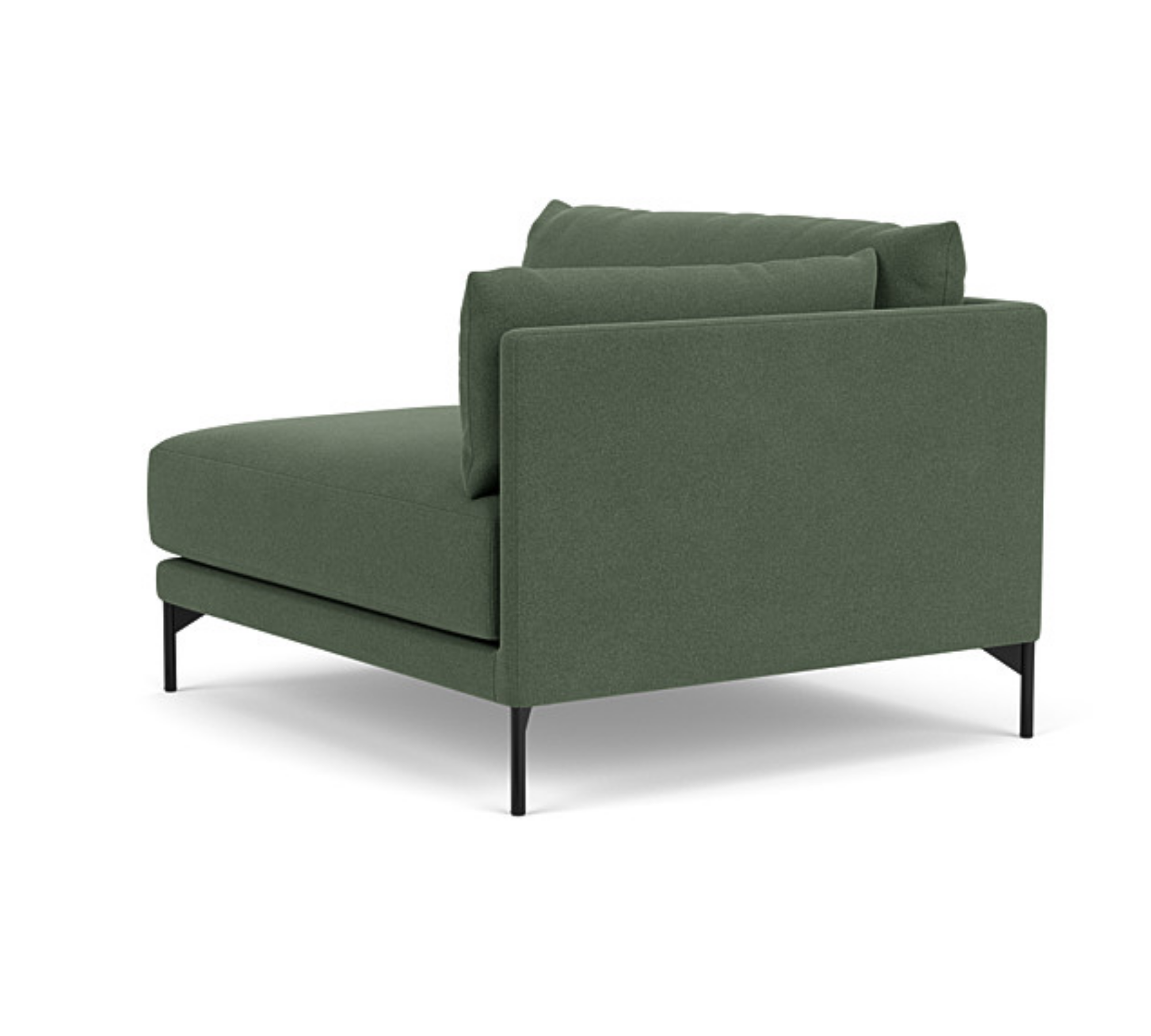 Vincent 1-Sitzer Eckmodul Rechts Cura Dark Green