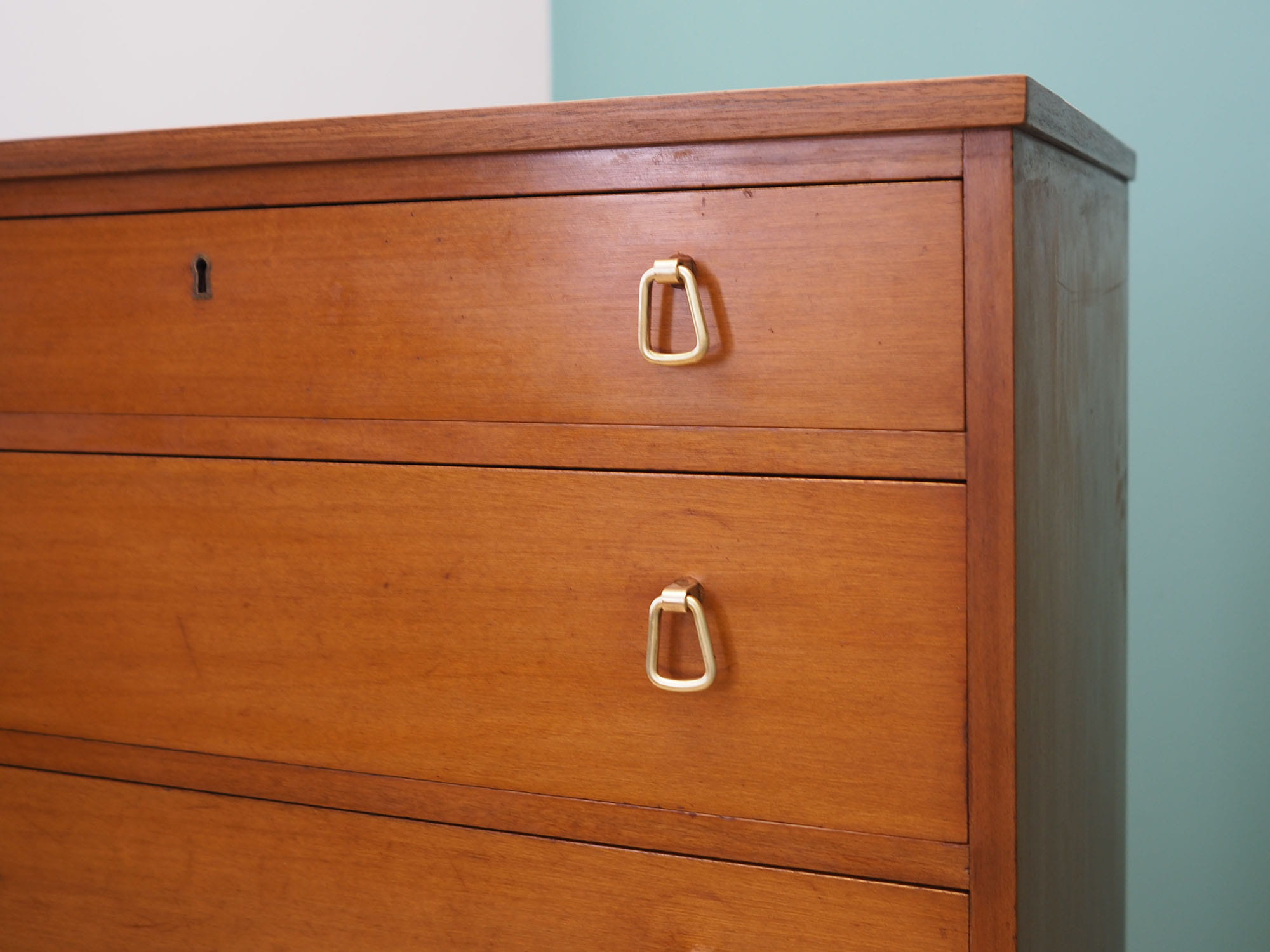 Vintage chest of drawers Mahogany Brown 1970s