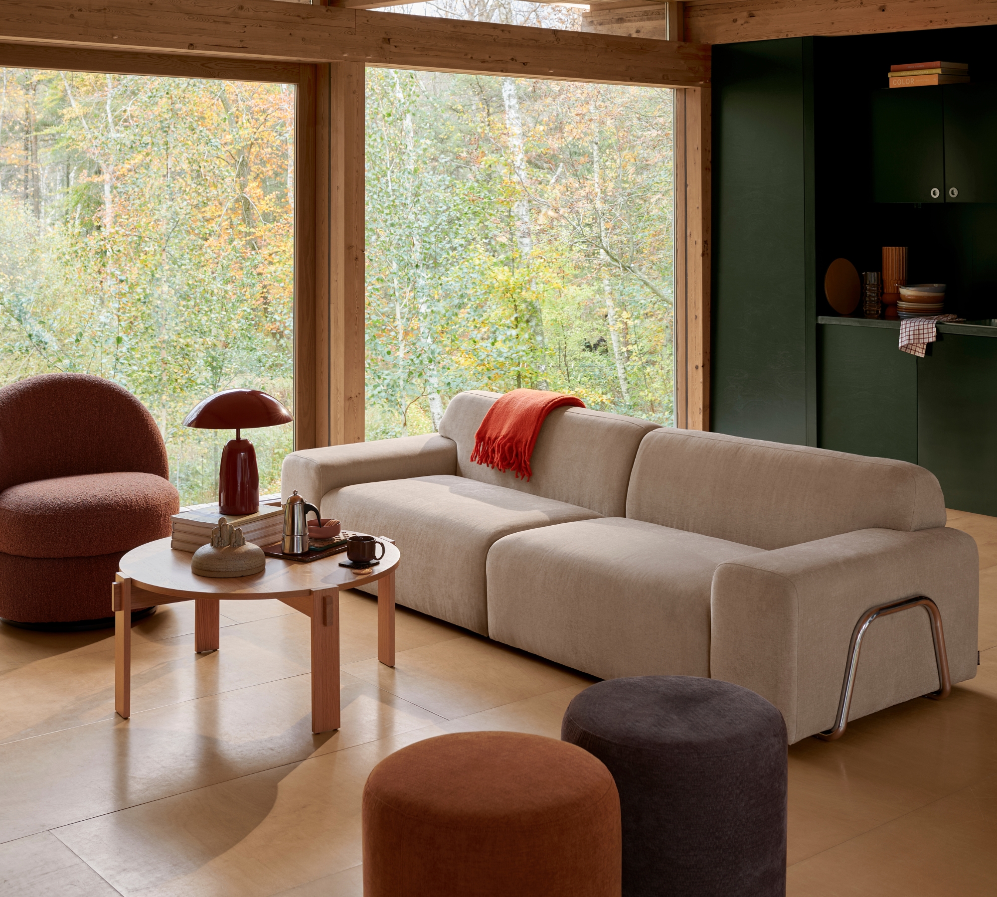 Gloria Sofa 3-Sitzer Danny Cream