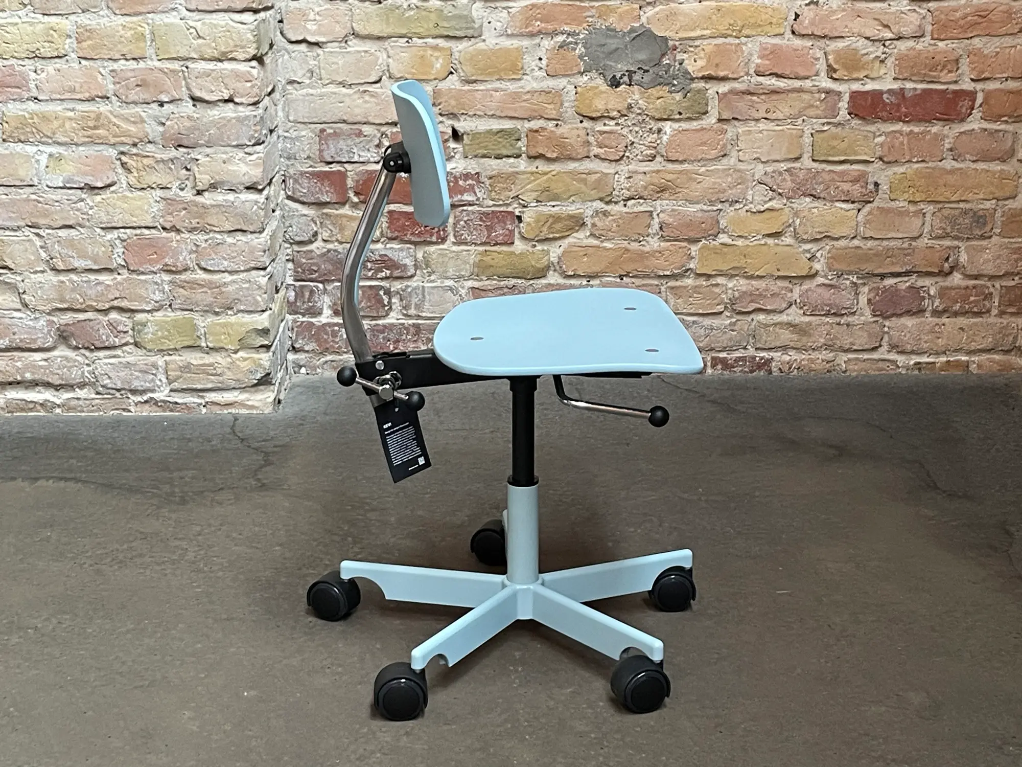 Kevi Kids Kinderstuhl Kunststoff Aluminium Blau