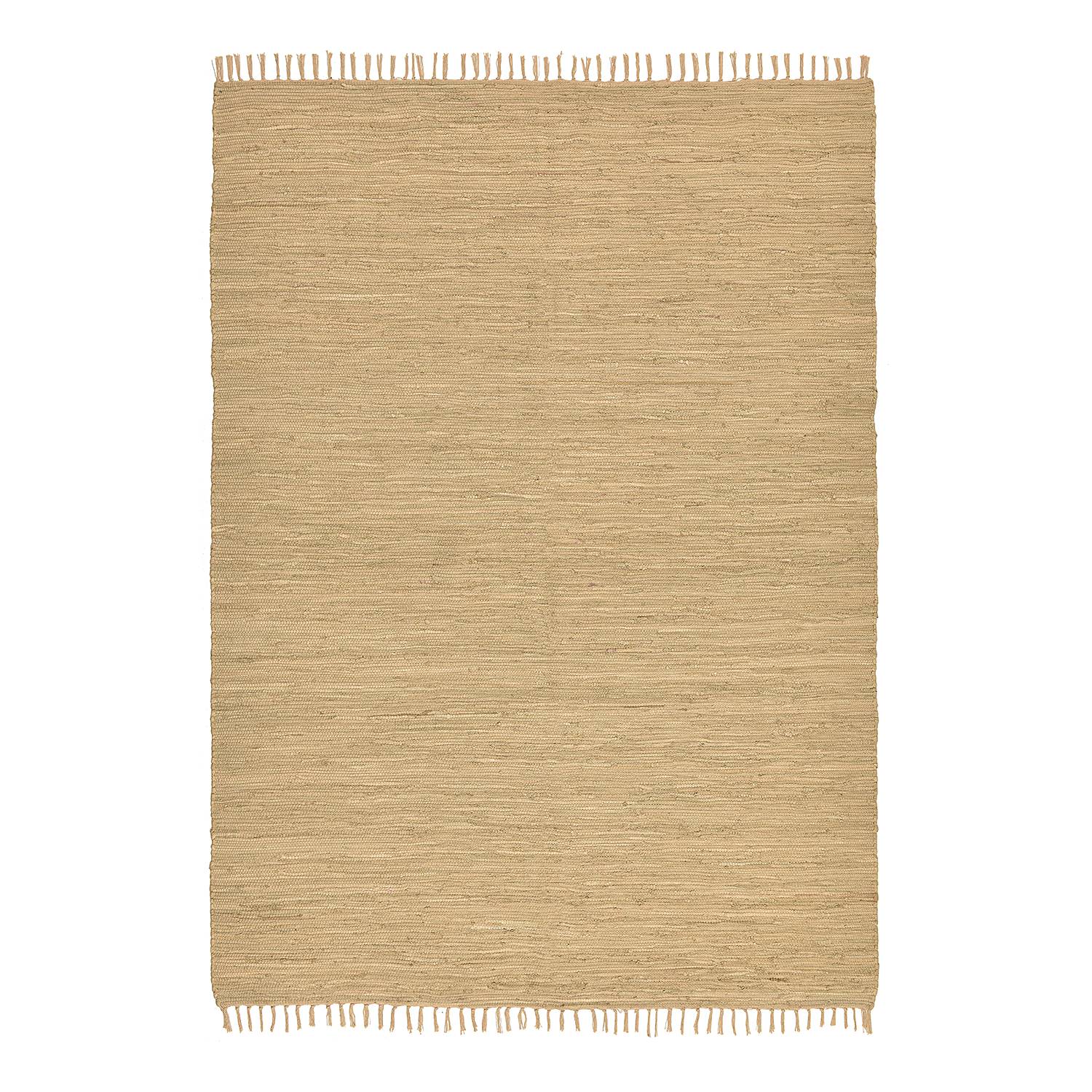 Happy Cotton Teppich Baumwolle Beige 40 x 60 cm
