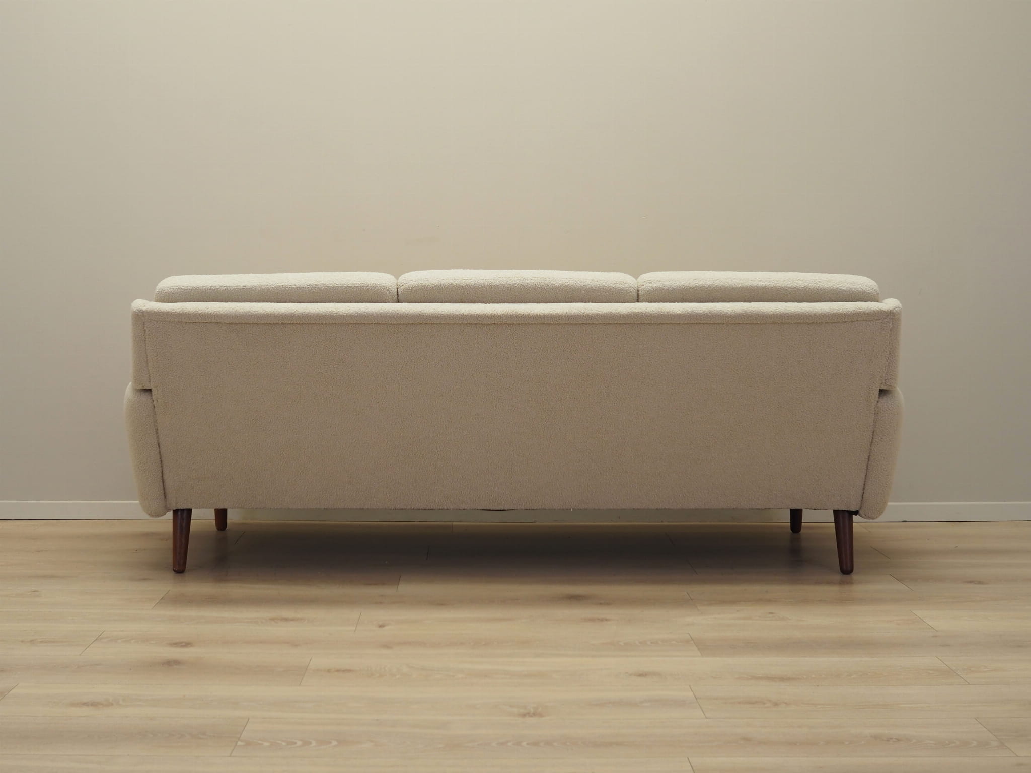 Sofa Textil Creme 1970er Jahre