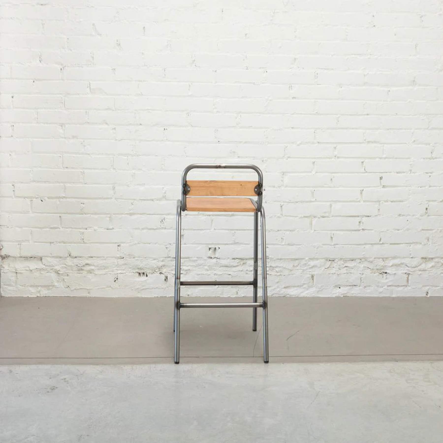Jaden Hocker Holz Metall Braun