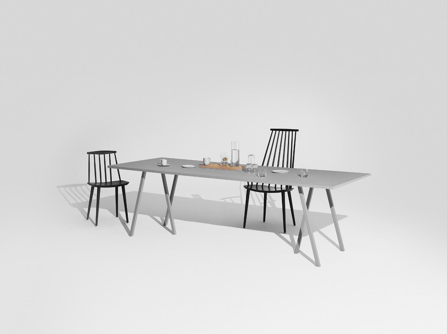 Loop Stand Table Xs Grau