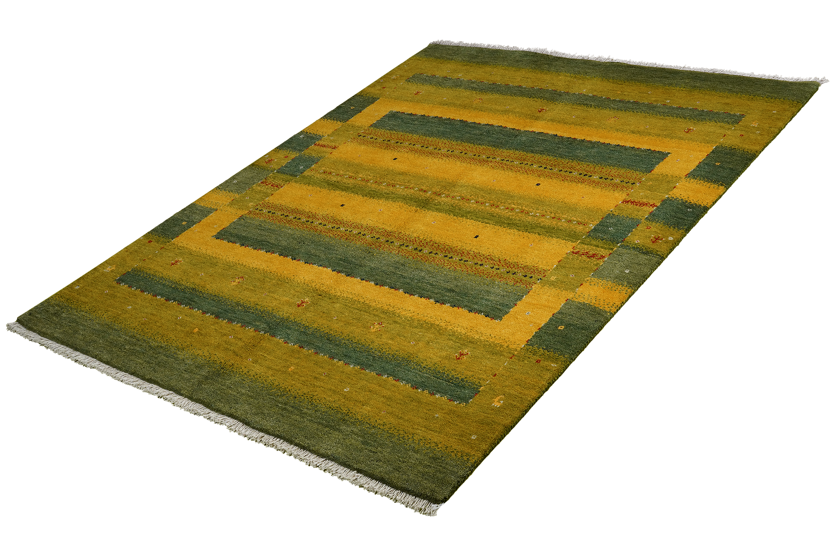 Rizbaf Gabbeh Rug Wool Multicolored