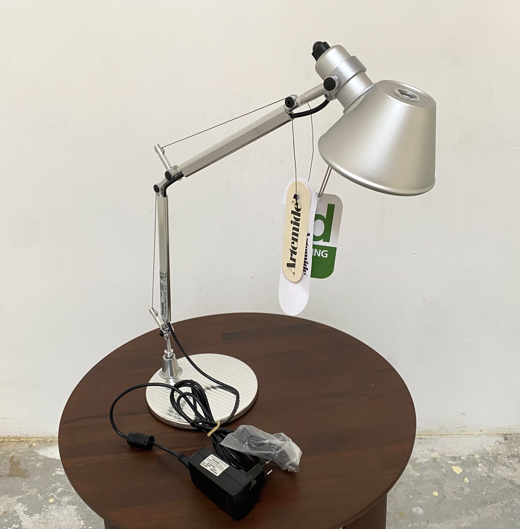 Tolomeo Micro Tischleuchte Silber