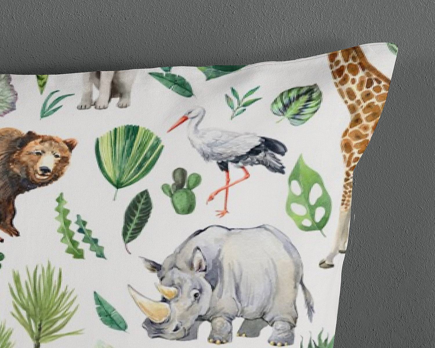 Children's bedding Cotton Green 135x200cm Pillowcase 80x80cm