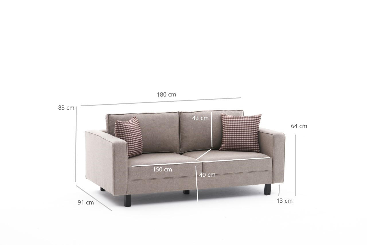 Kale 2-Seater Cream