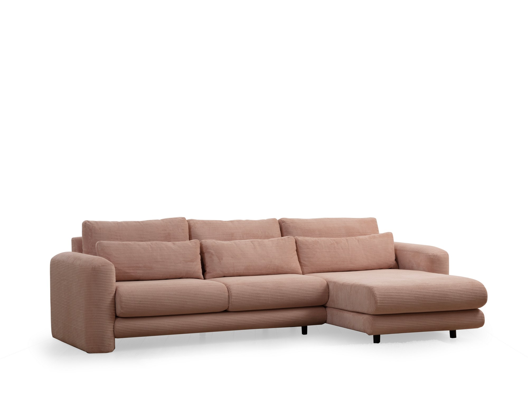 Lily Ecksofa Rechts Rosa