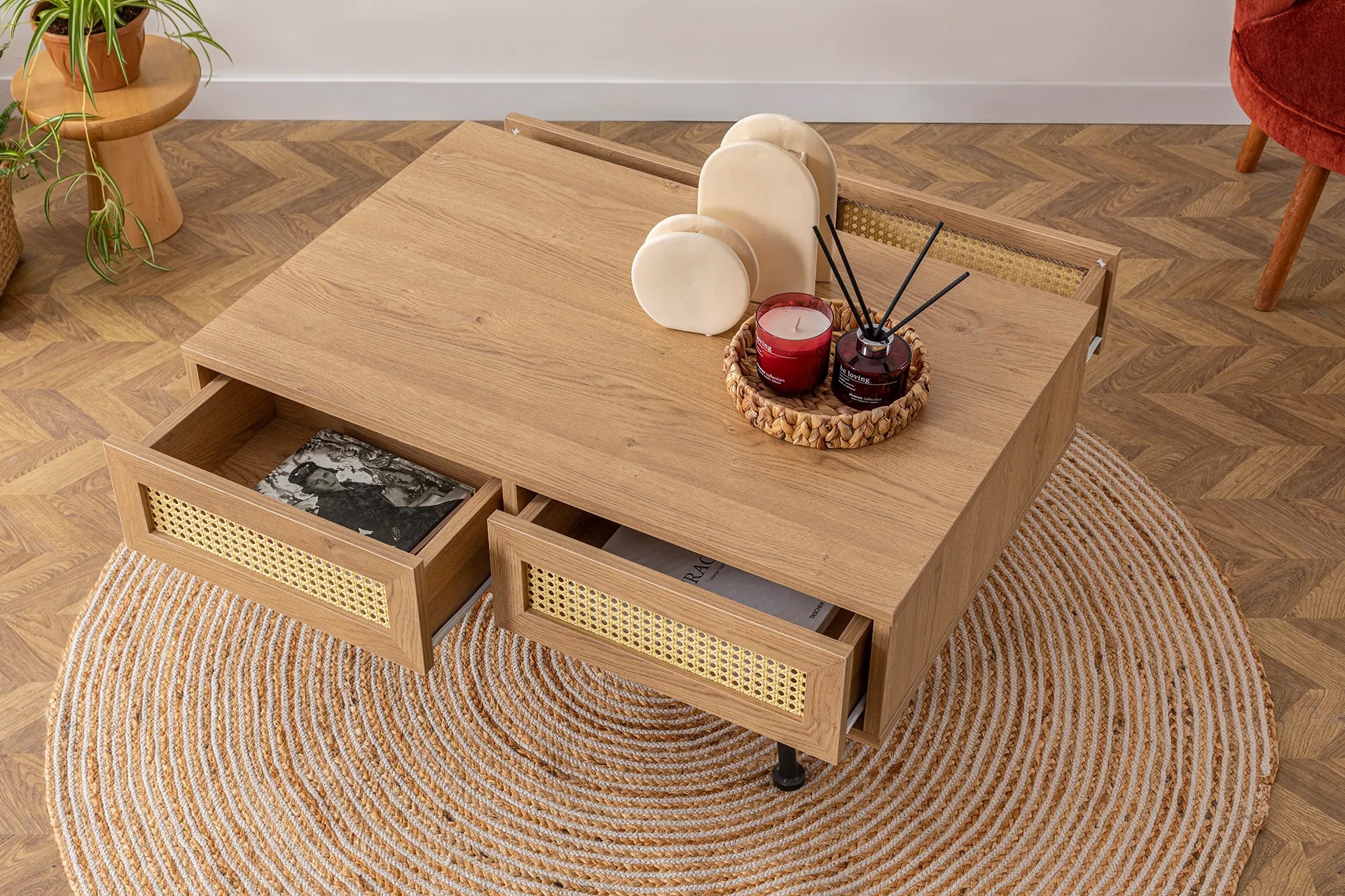 Nala 4 Coffee table Brown