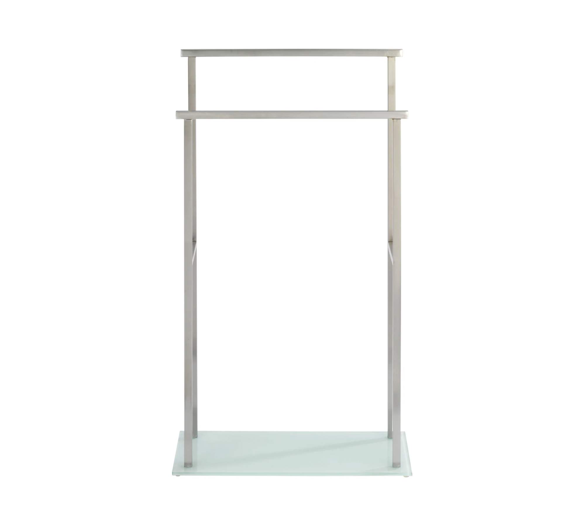 Handtuchhalter Debar Edelstahl Glas Silber