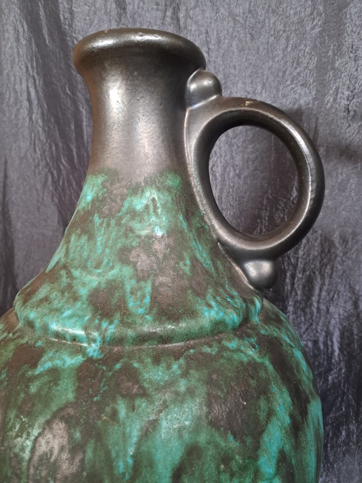 Vintage Vase Keramik Mehrfarbig