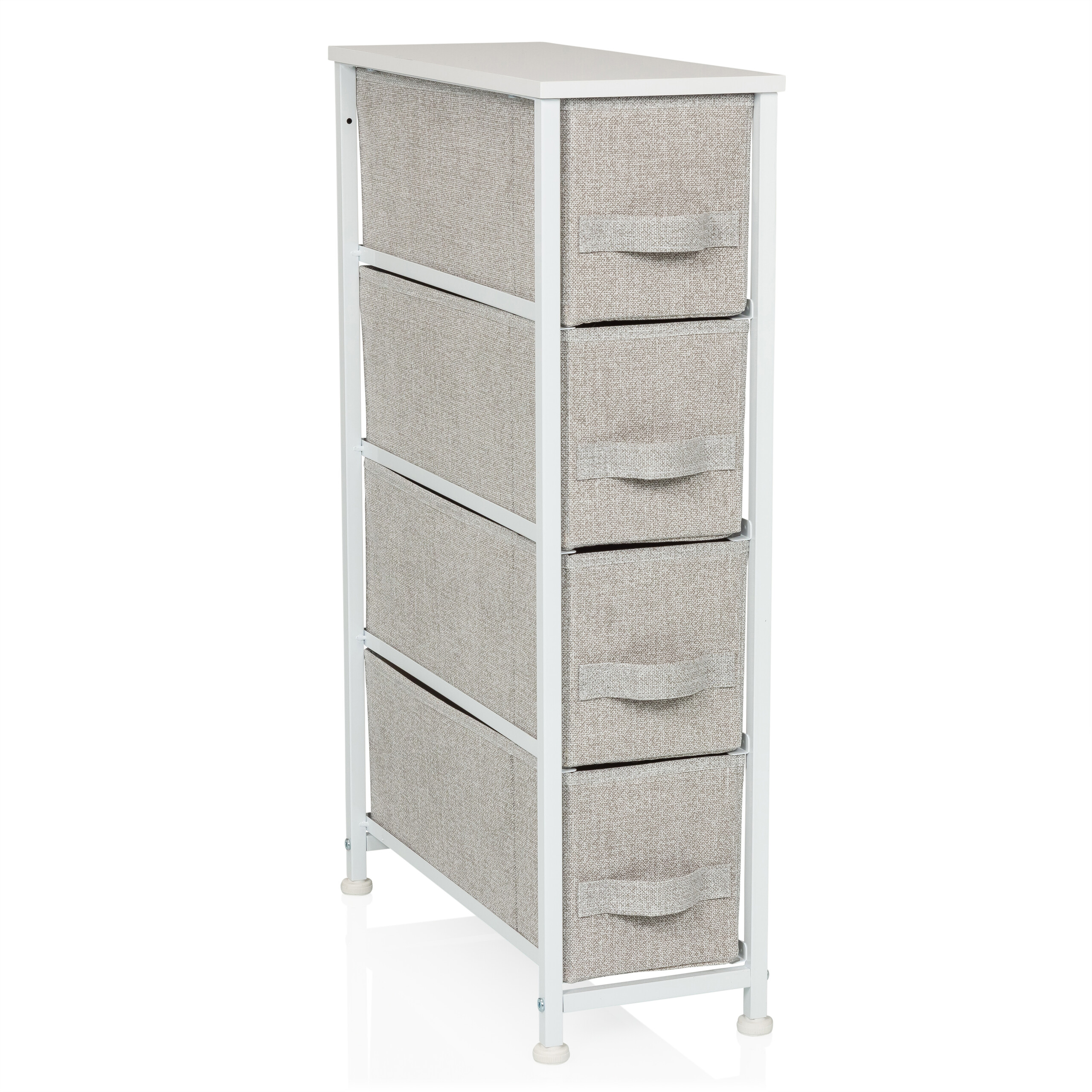 WARDROBE Regal with 4 compartments Gray