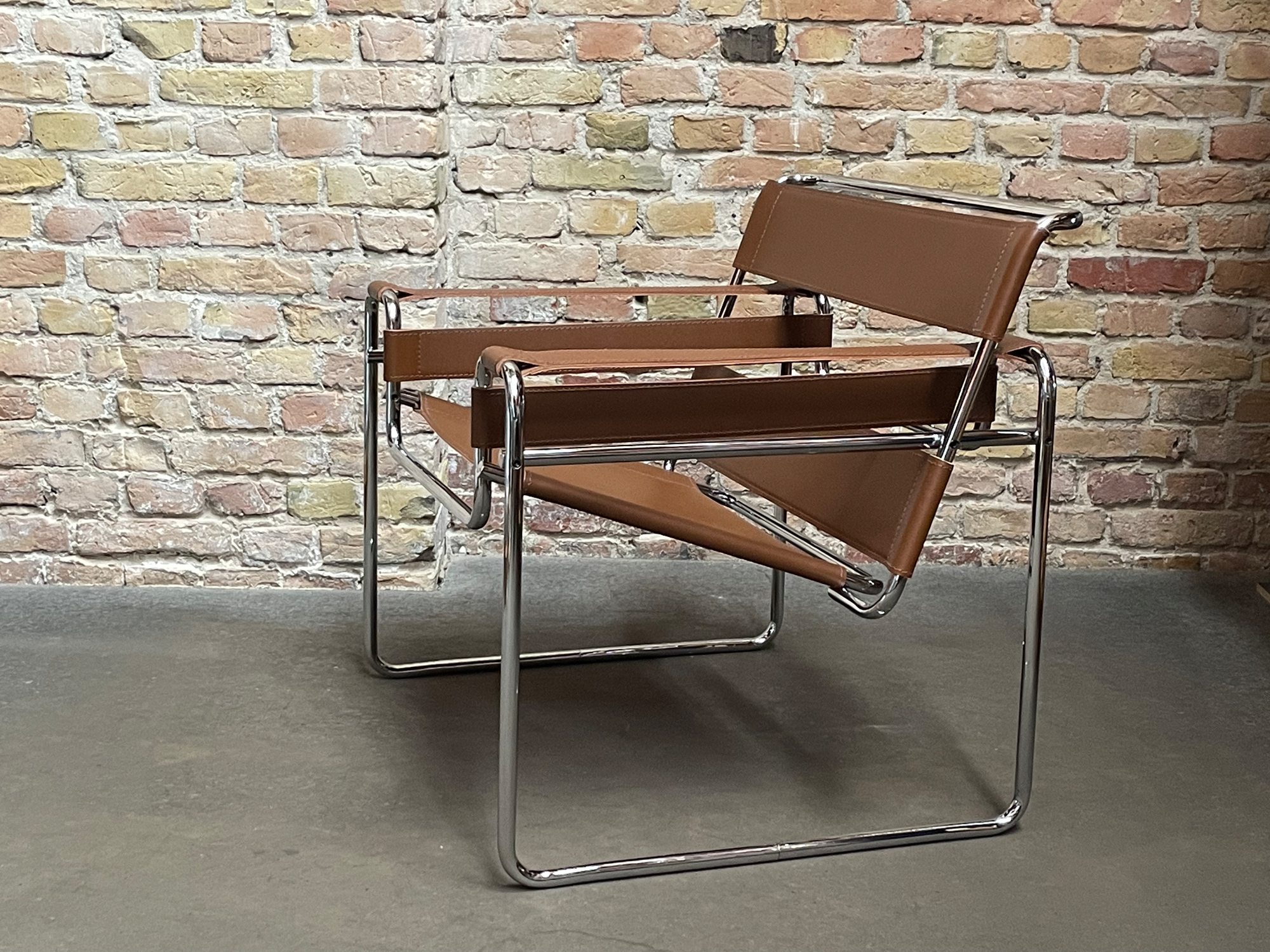 Wassily Chair Stuhl Leder Braun 