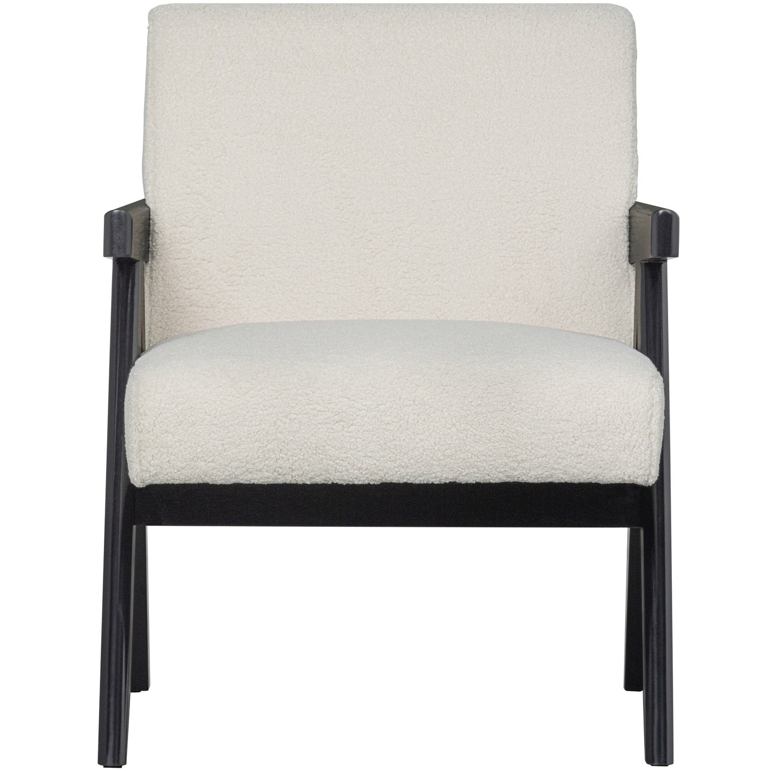 Lowie Sessel Creme Schwarz
