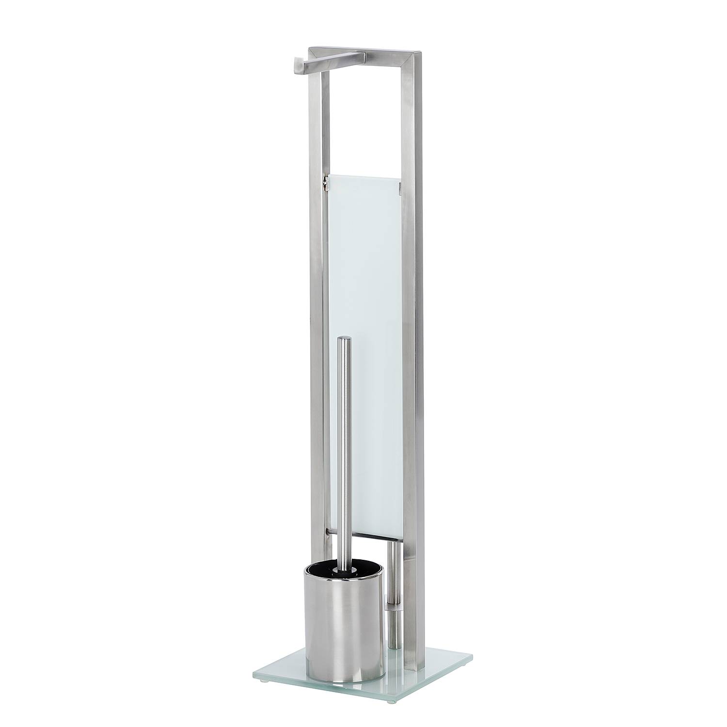 WC-Garnitur Rivalta Stahl Silber